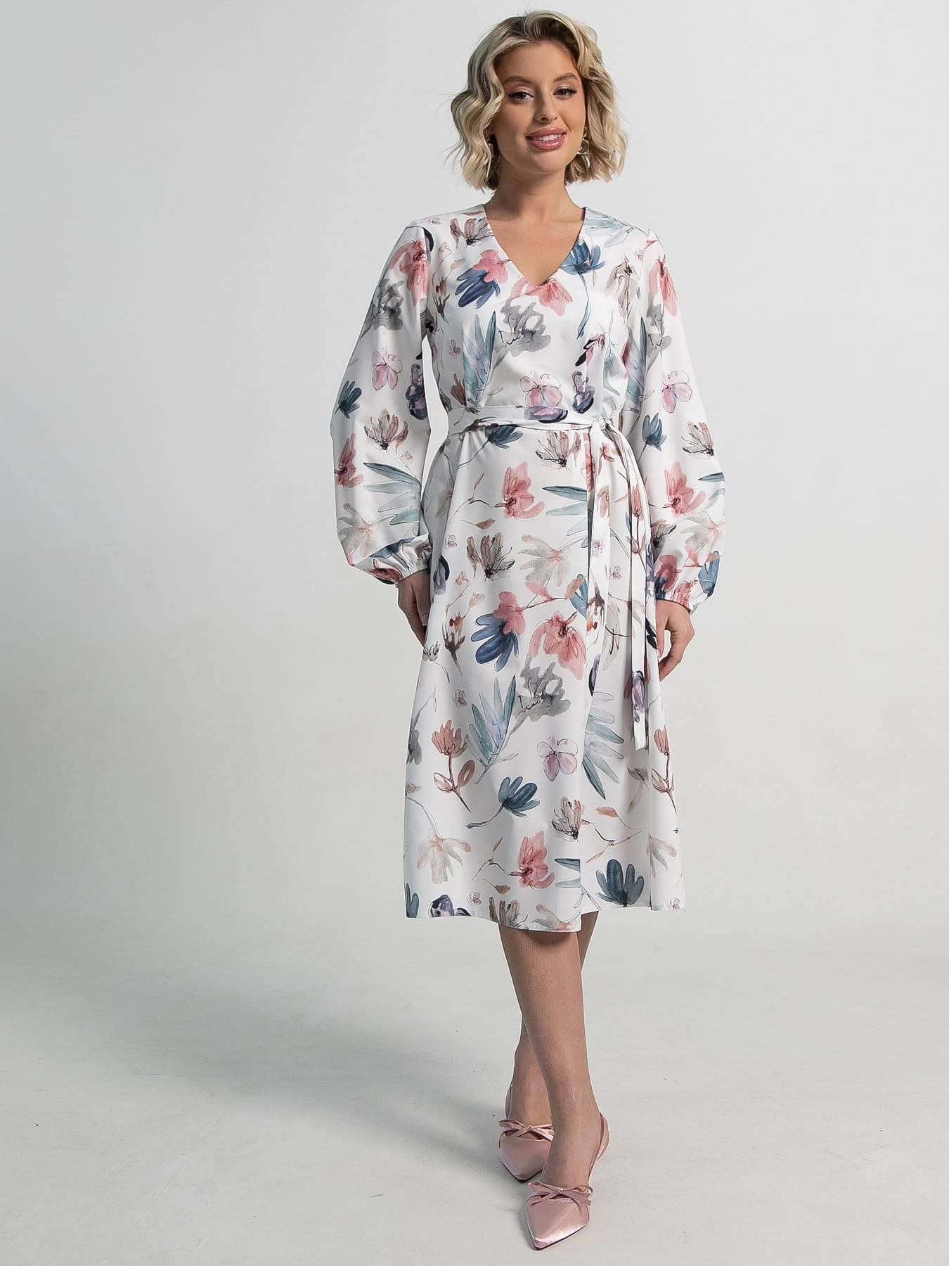 Платье Надежда (белое) П15105-19М