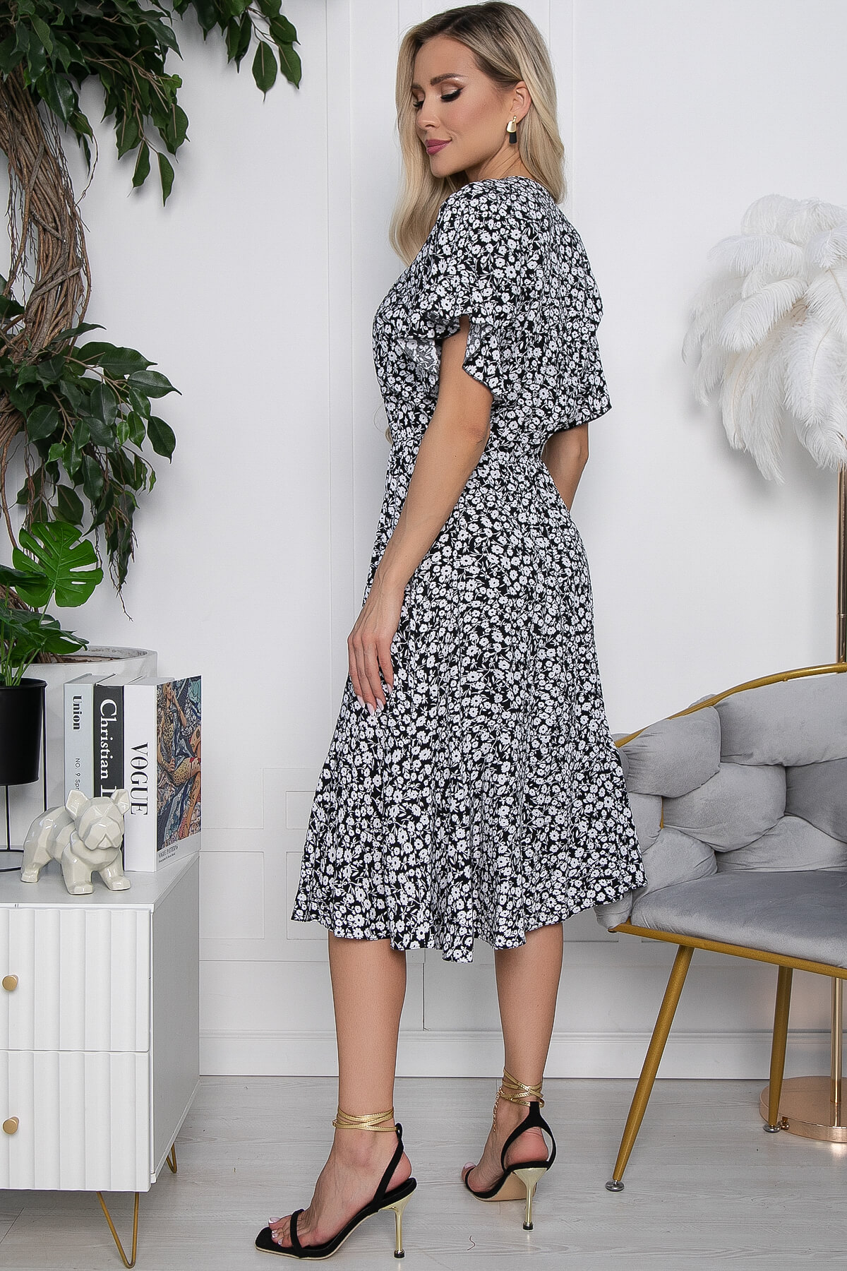 Платье Кристи (черное) П10300