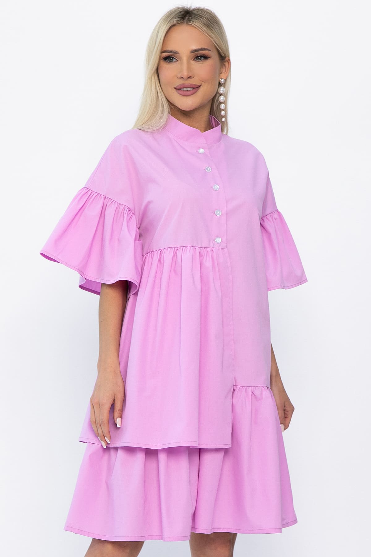 Платье Урания (светло-лиловое) П13913-36М