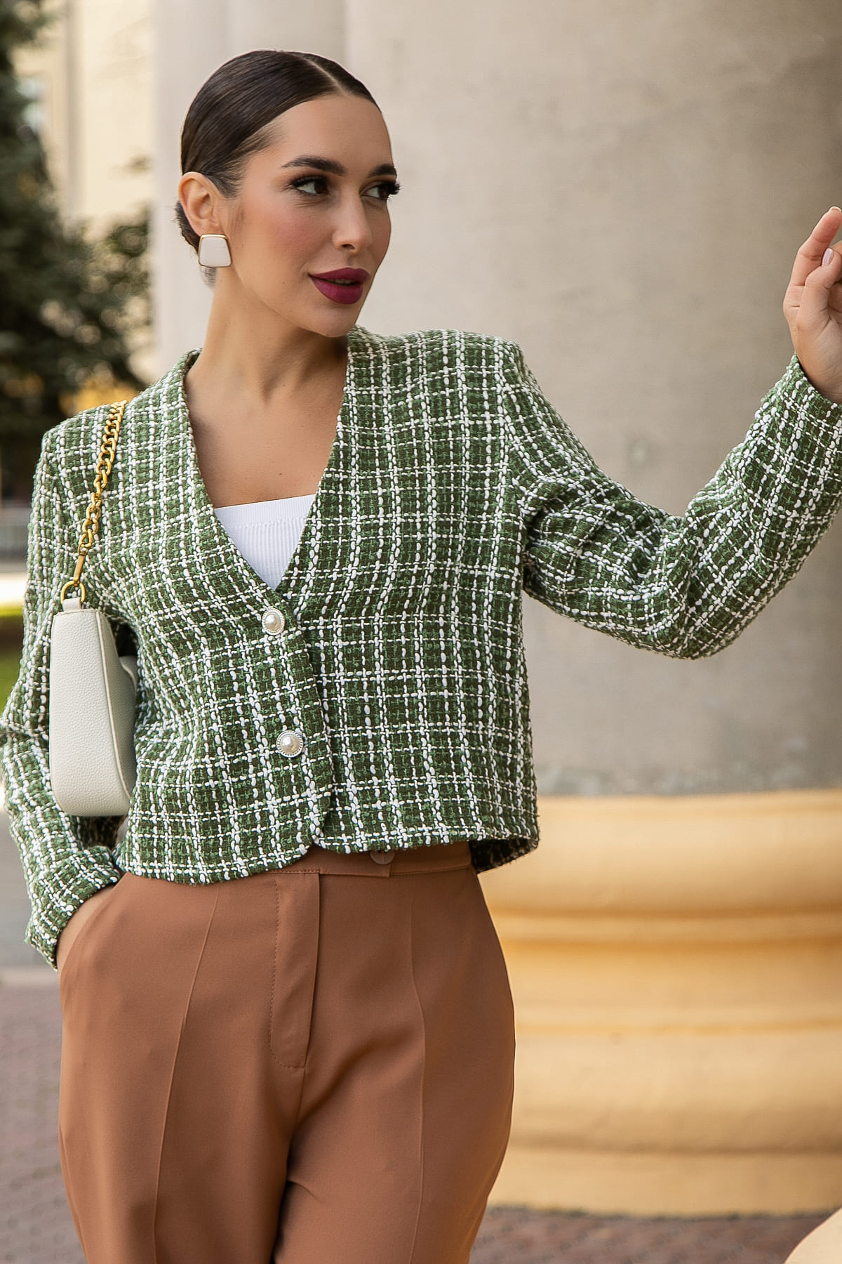 Жакет Дольче (зеленый) Б14153-7М