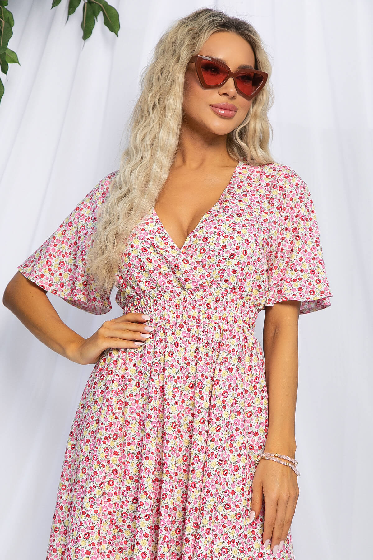 Платье Селена (летний луг) П13103-8М