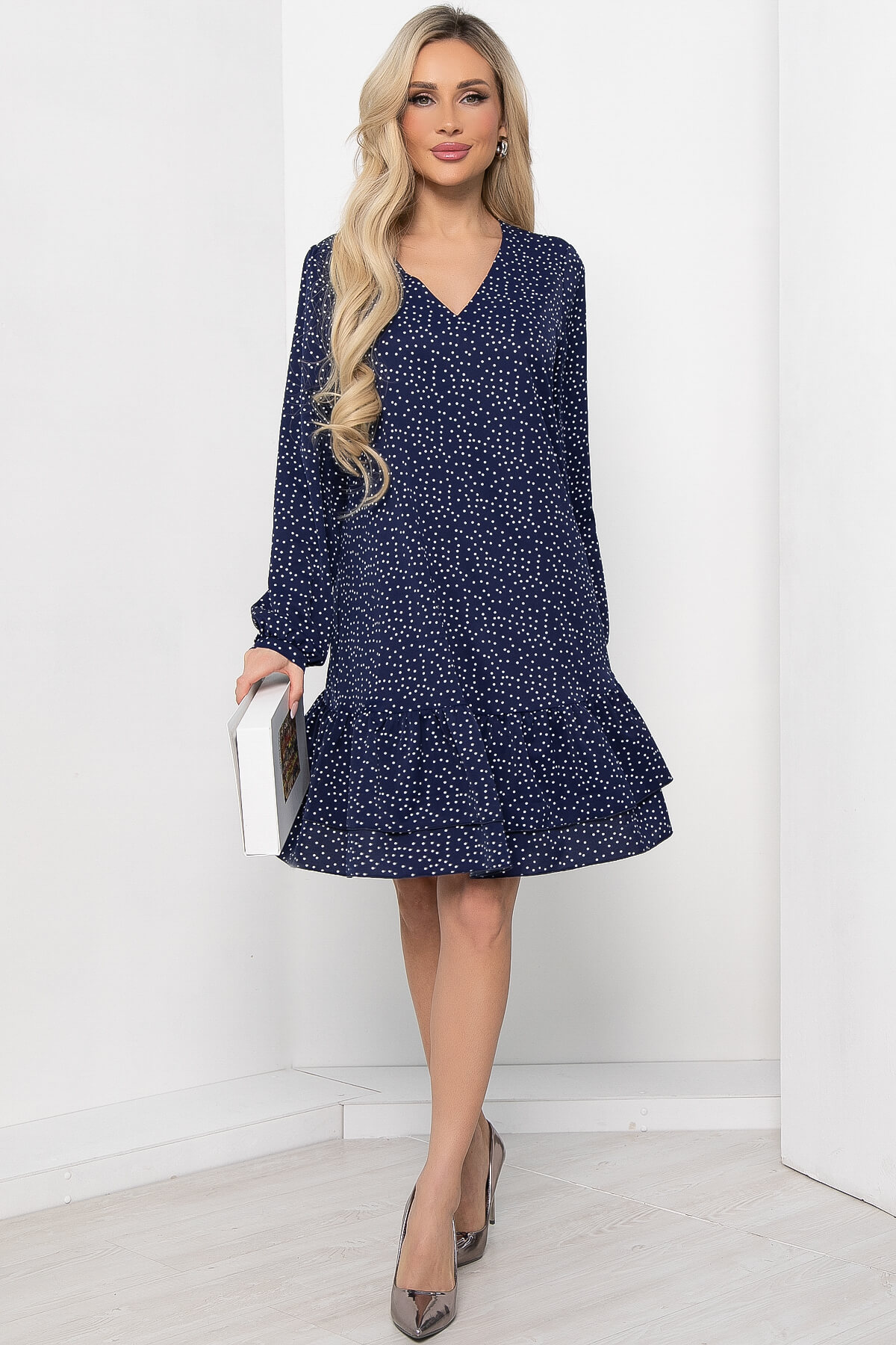 Платье "Дженнифер" (синее) П8491