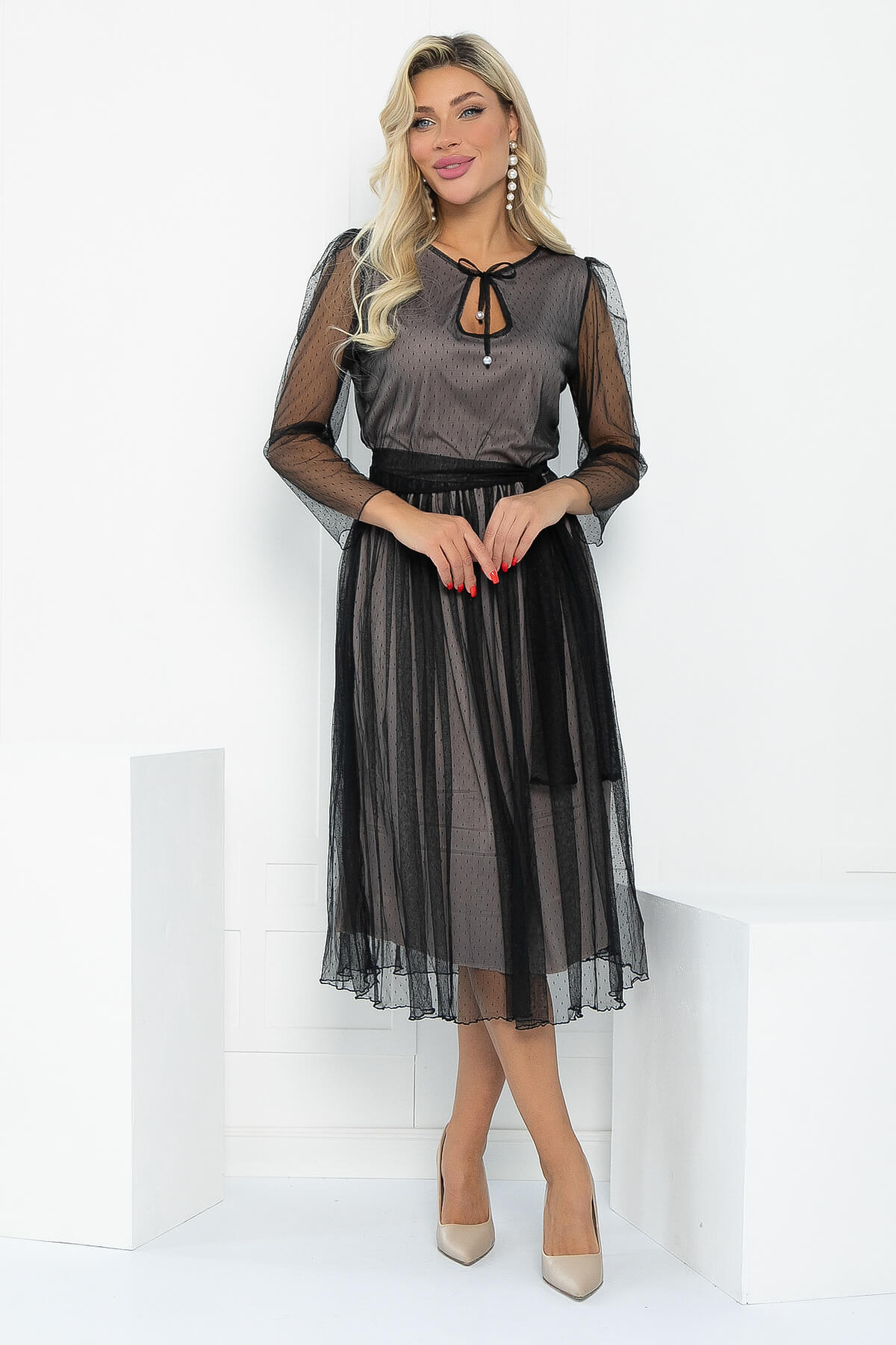 Платье Алиса (черное) П11894