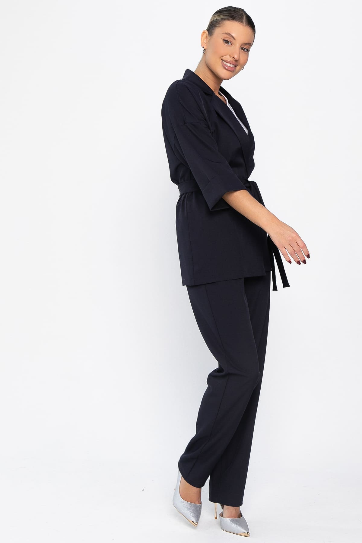 Костюм брючный Скрипка (синий) К14377-12М