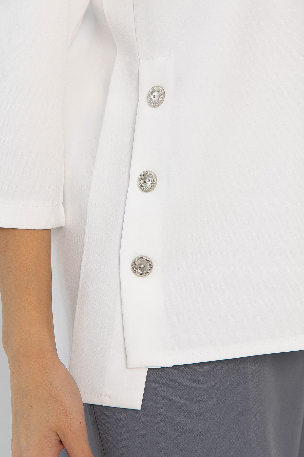 Блуза Аурия (белая) Б14217-48М