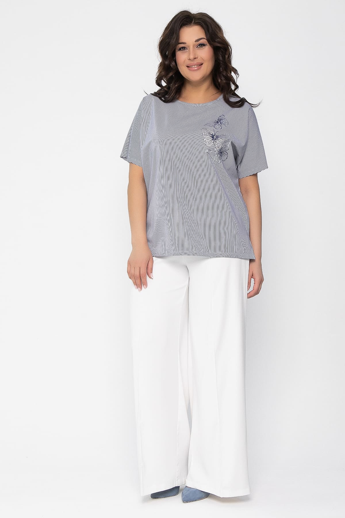 Блуза Мара (белая) Б13495-20М