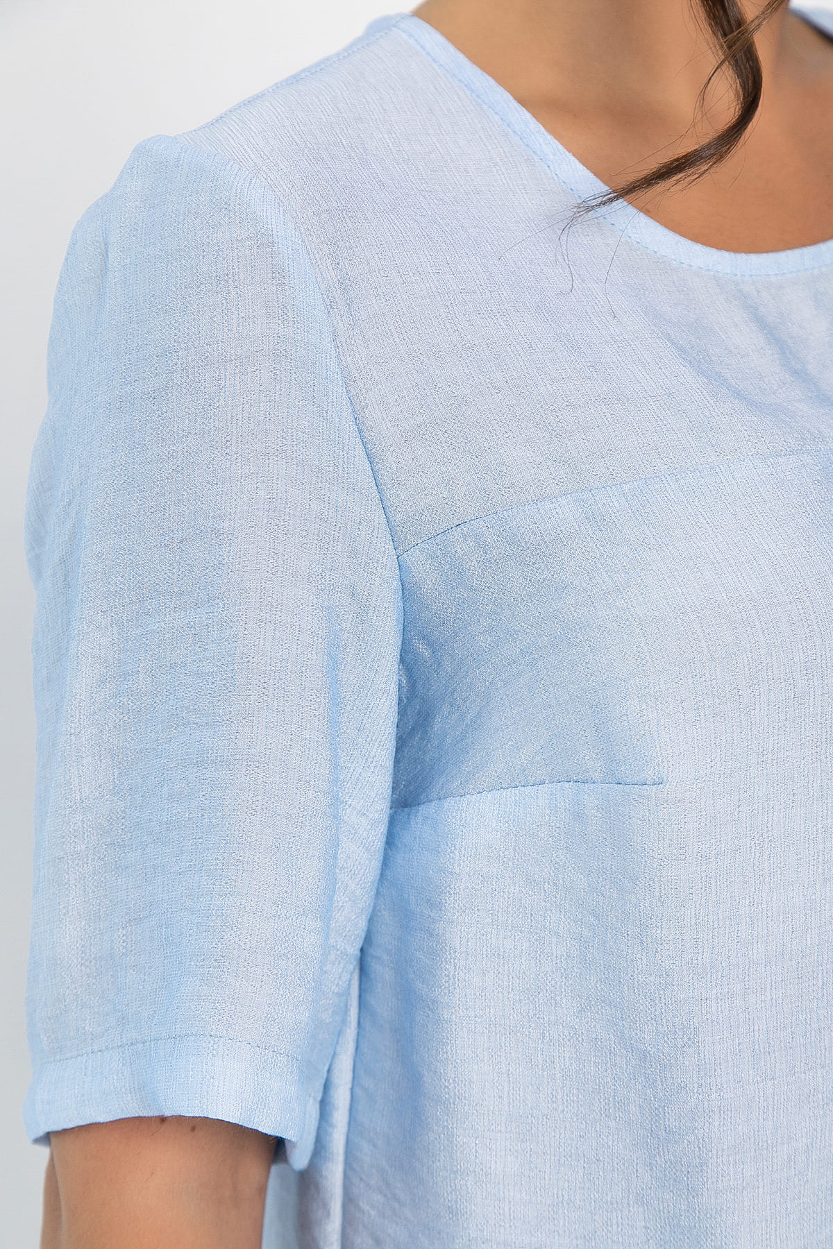 Блуза Меридиан (нежно-голубая) Б14006-25М