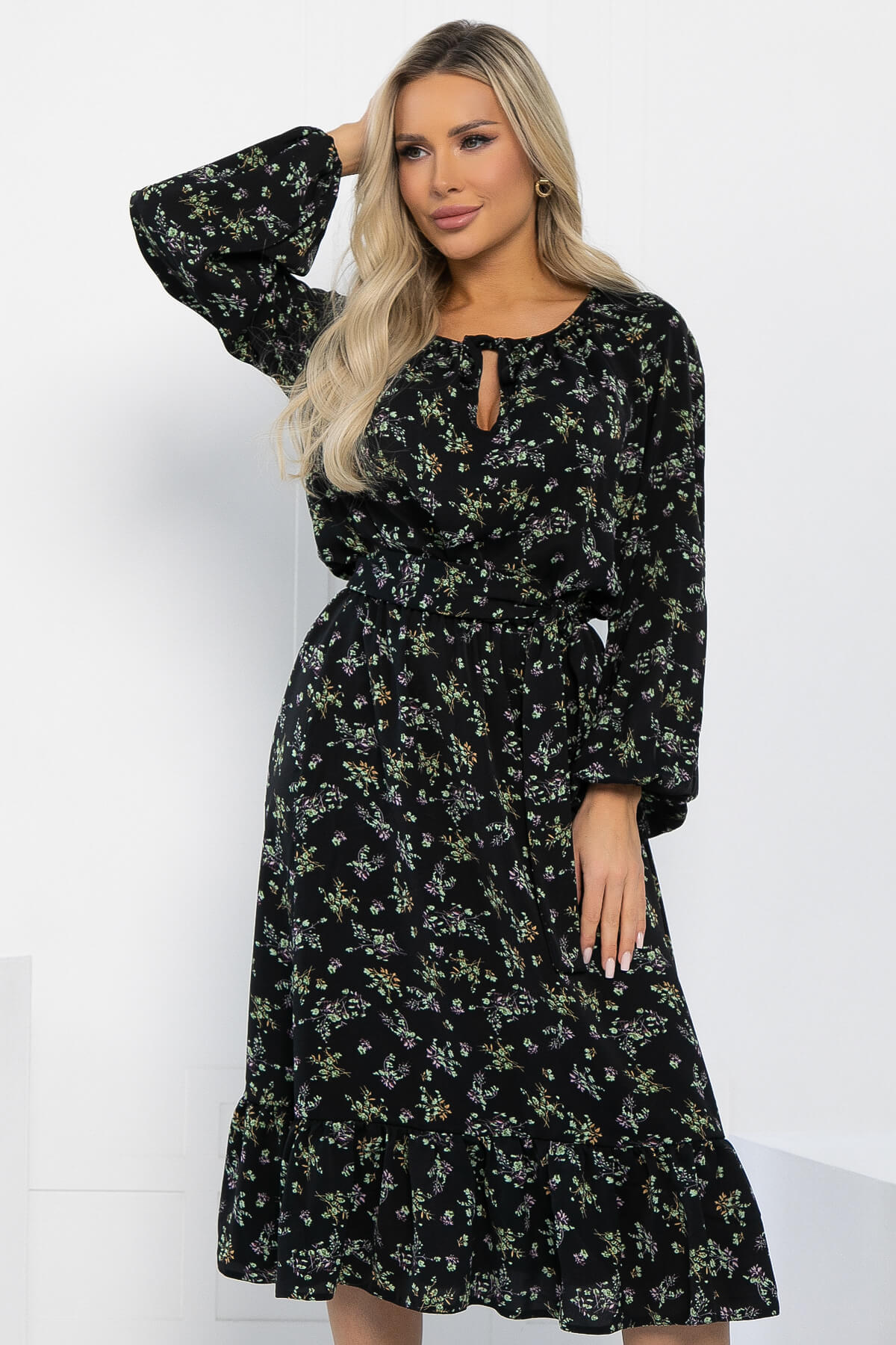 Платье Алания (черное) П12996-10М