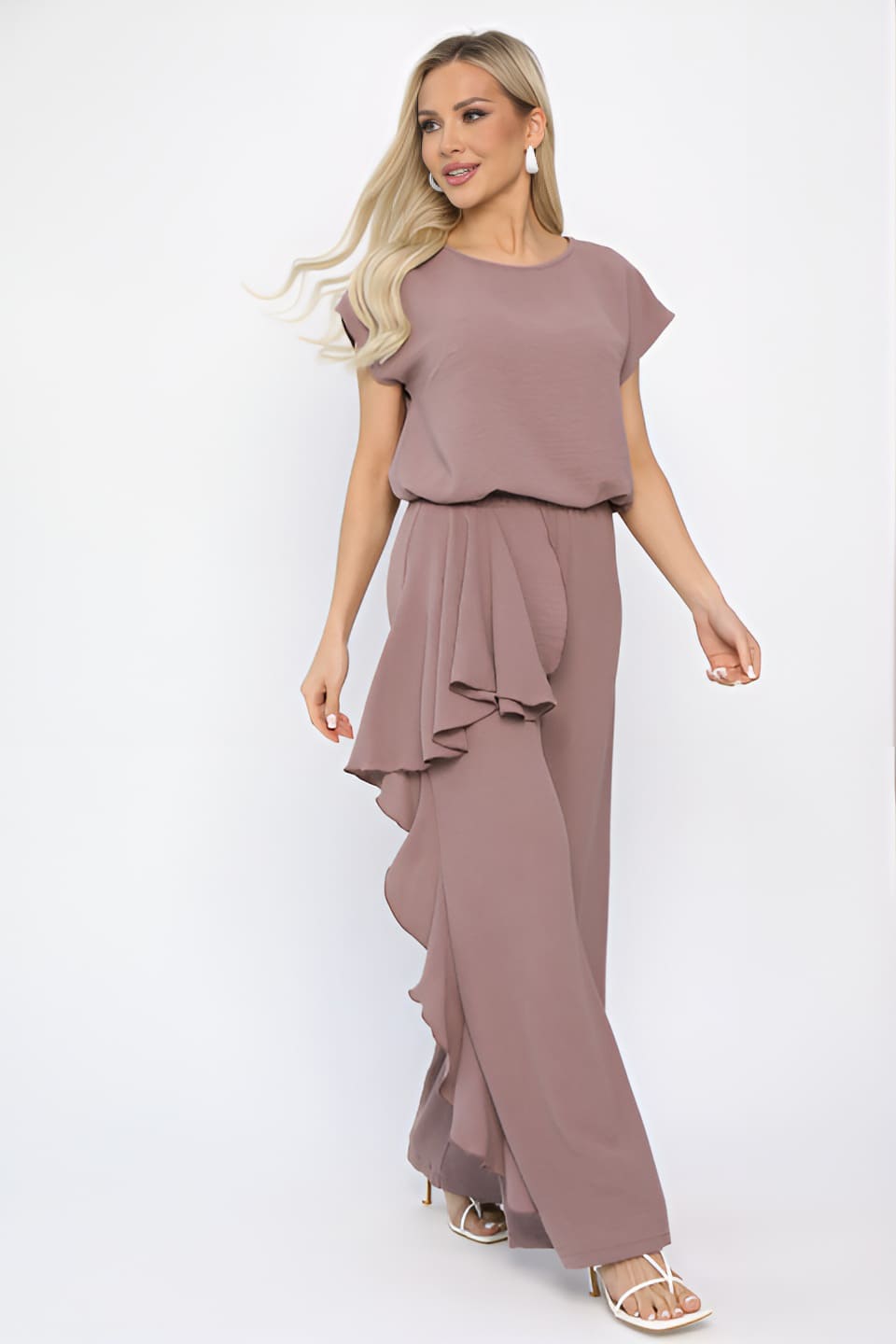 Костюм Морской бриз (пыльно-лиловый) К13676-5М