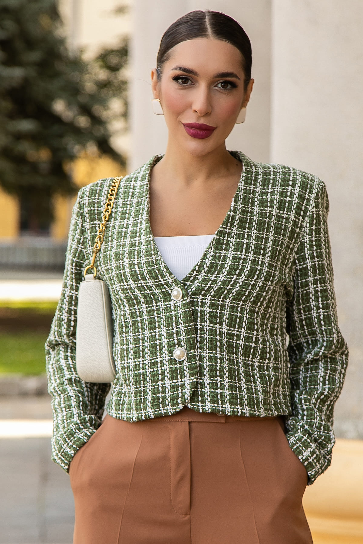 Жакет Дольче (зеленый) Б14153-7М