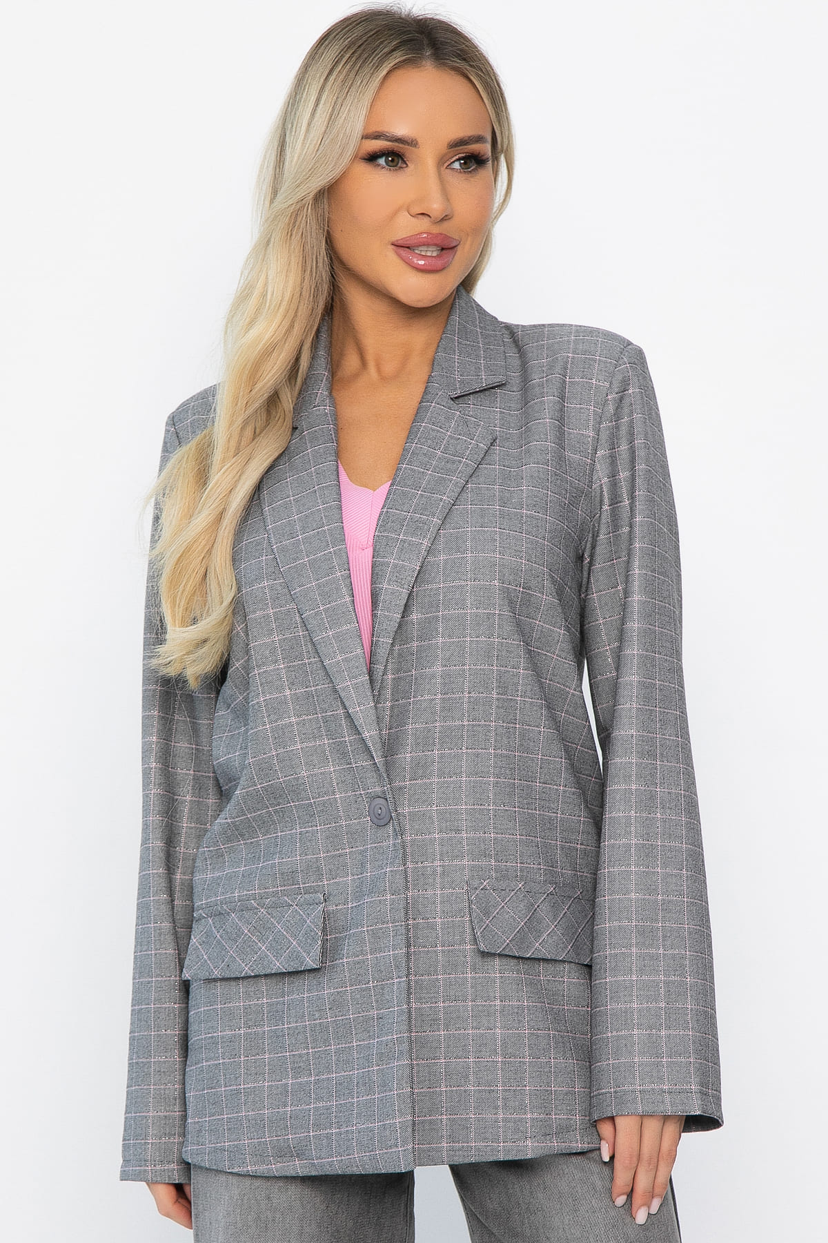 Жакет Хилари (светло-серый) Б14281-7М