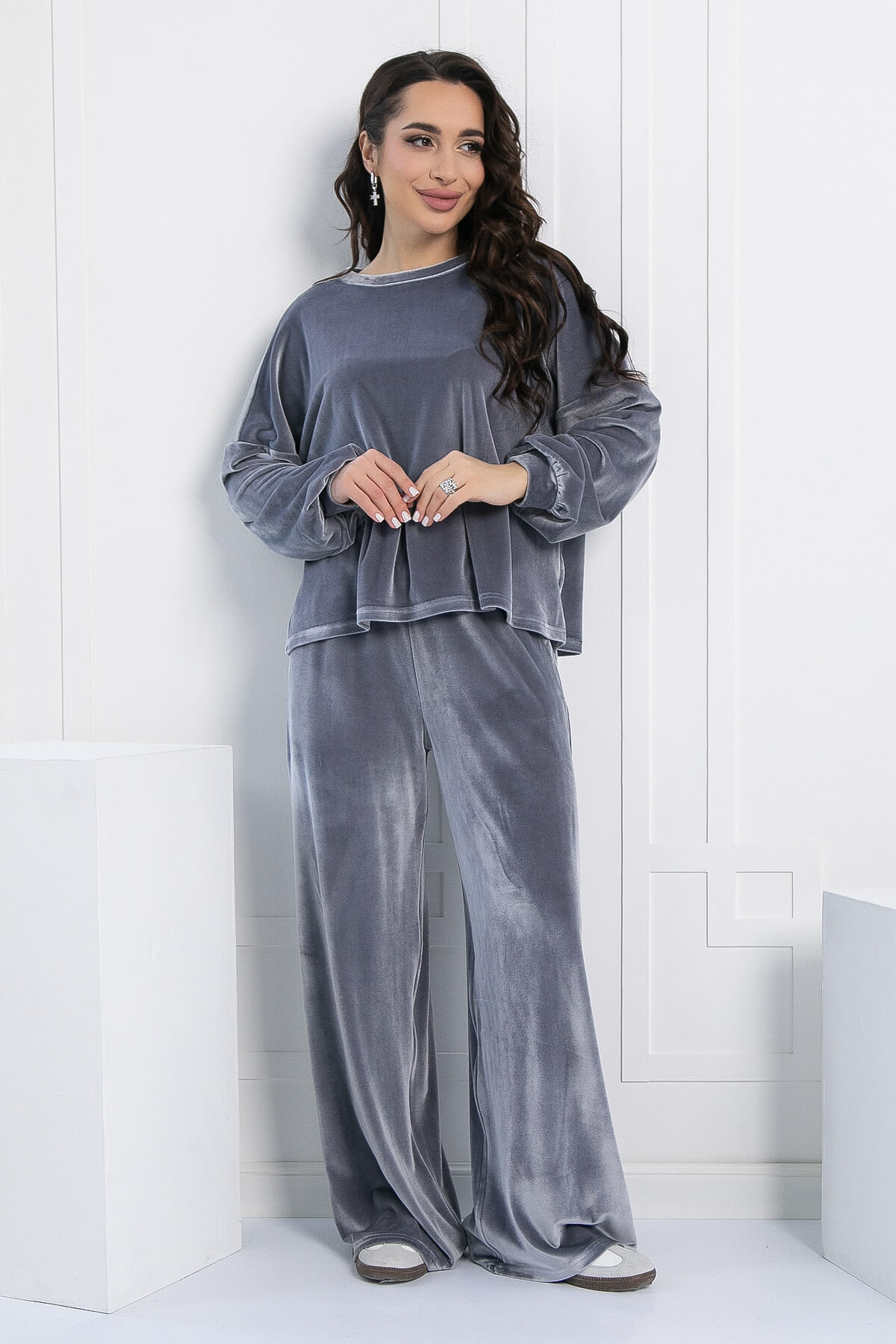 Костюм Маринетт (серый) К13007-5М