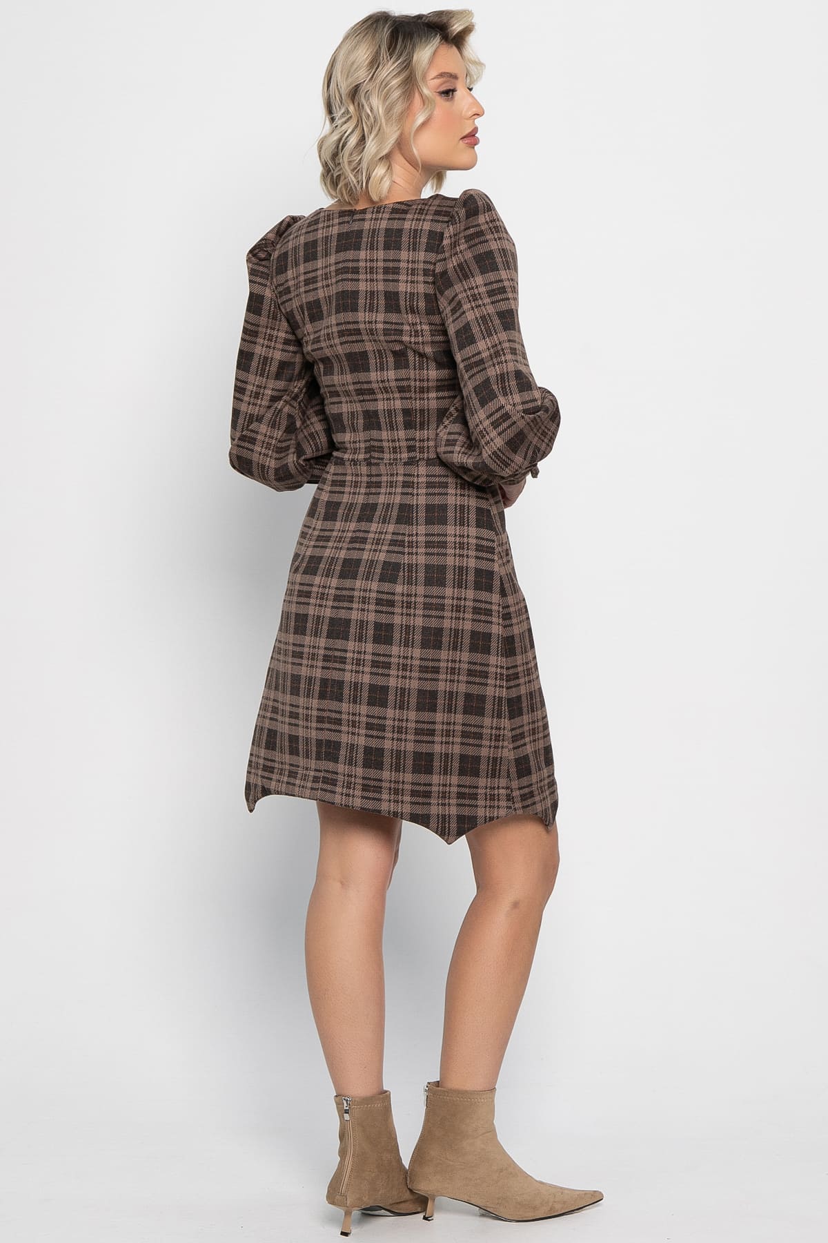 Платье Фелиция (коричневое) П14988-45М