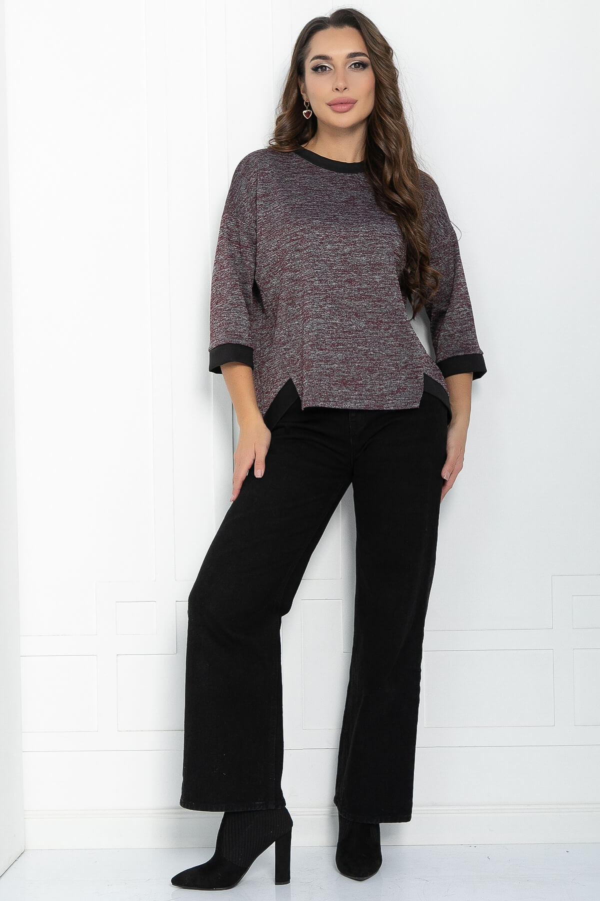 Джемпер Сиэтл (бордовый) Б11844