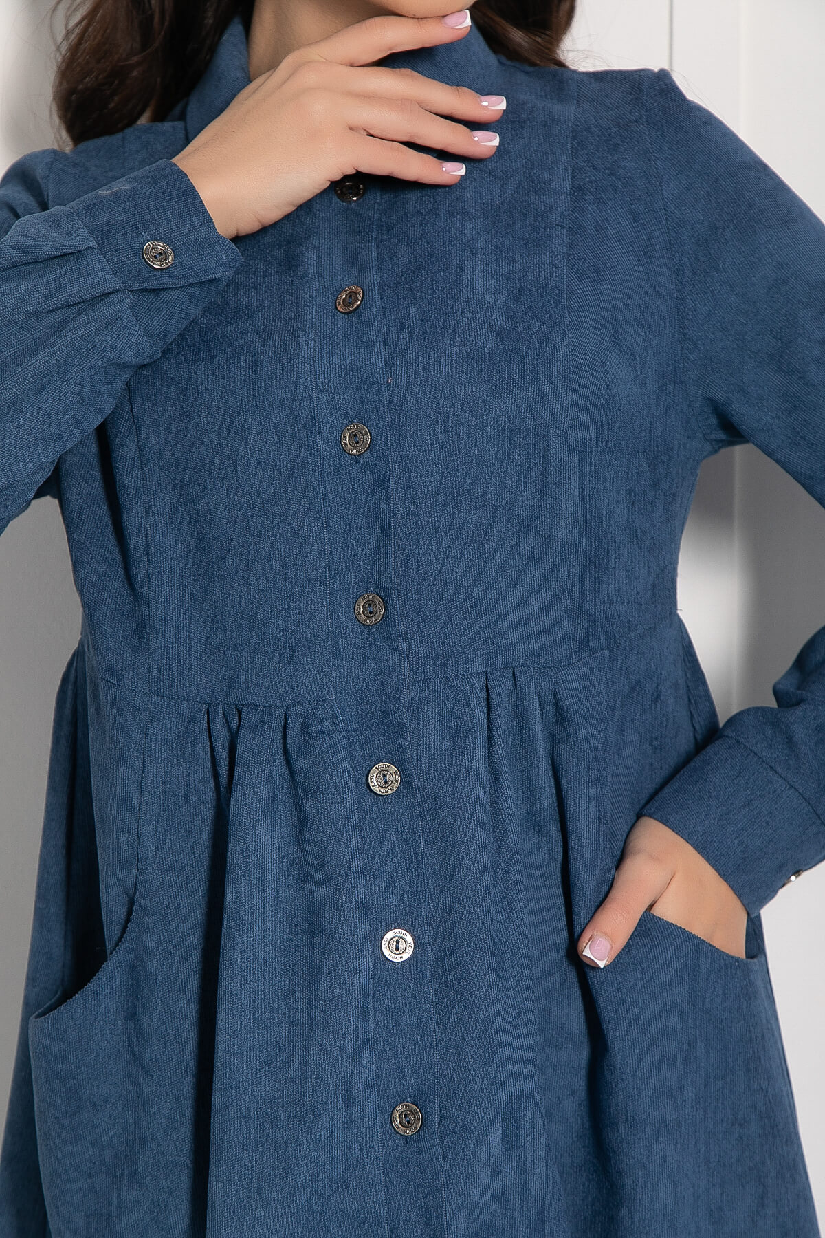 Платье Сабина (синее) П12657-4