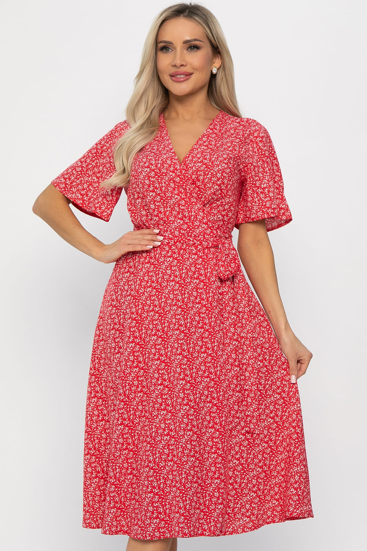 Платье Мода люкс (красное) П13797-35М