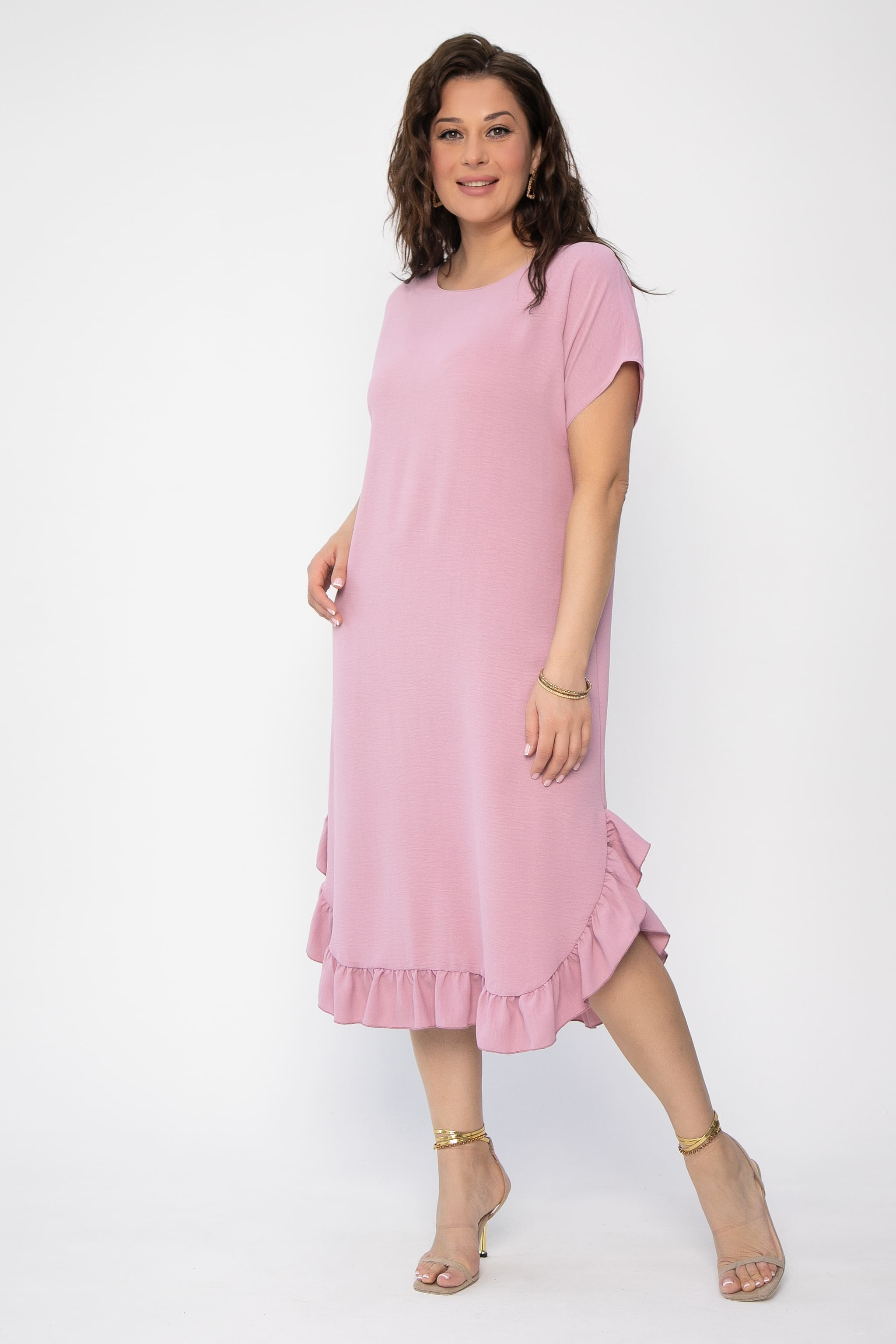 Платье Дея (пудра) П13597-8М