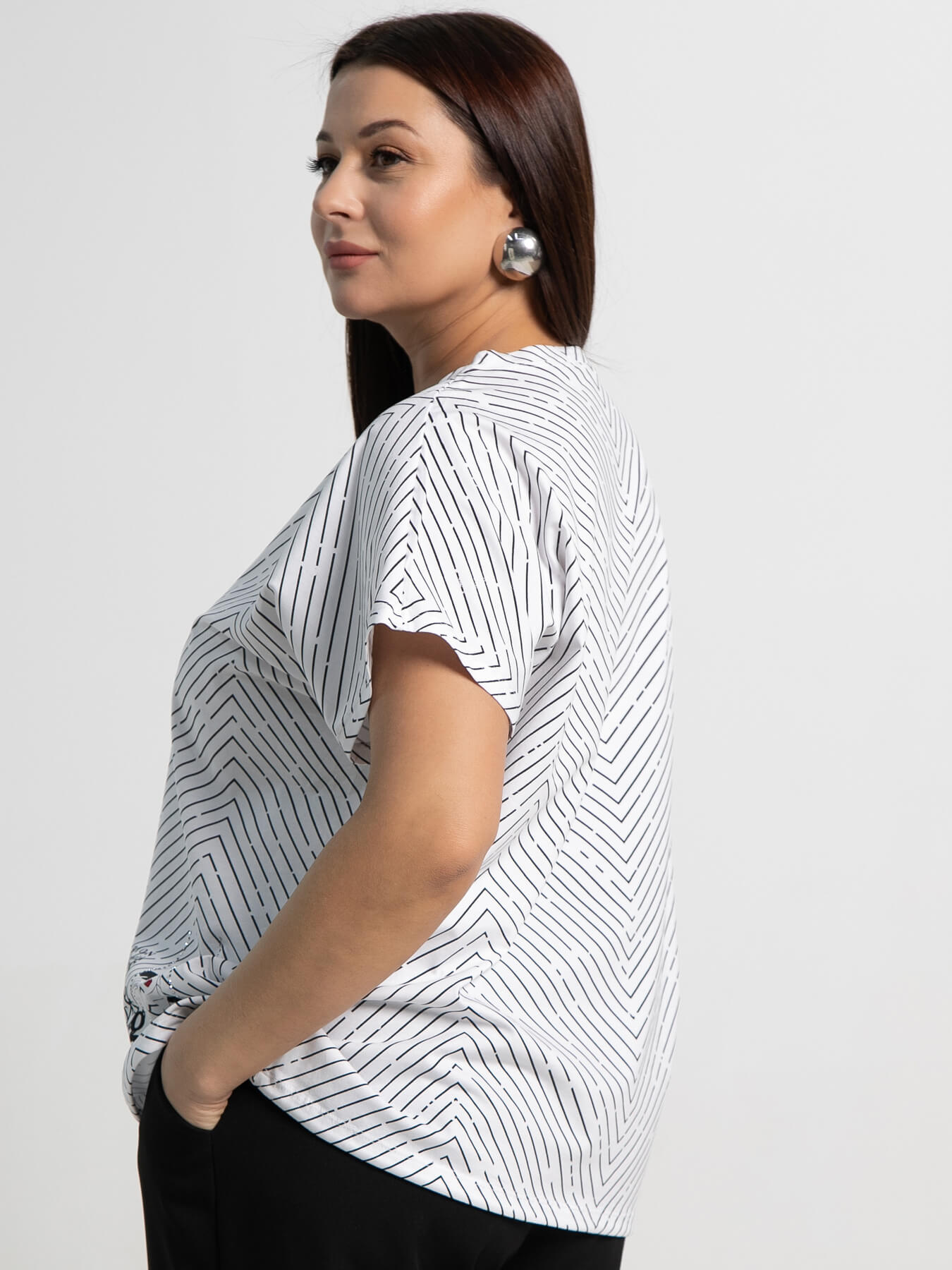 Блуза Ханна (белая) Б15356-20М