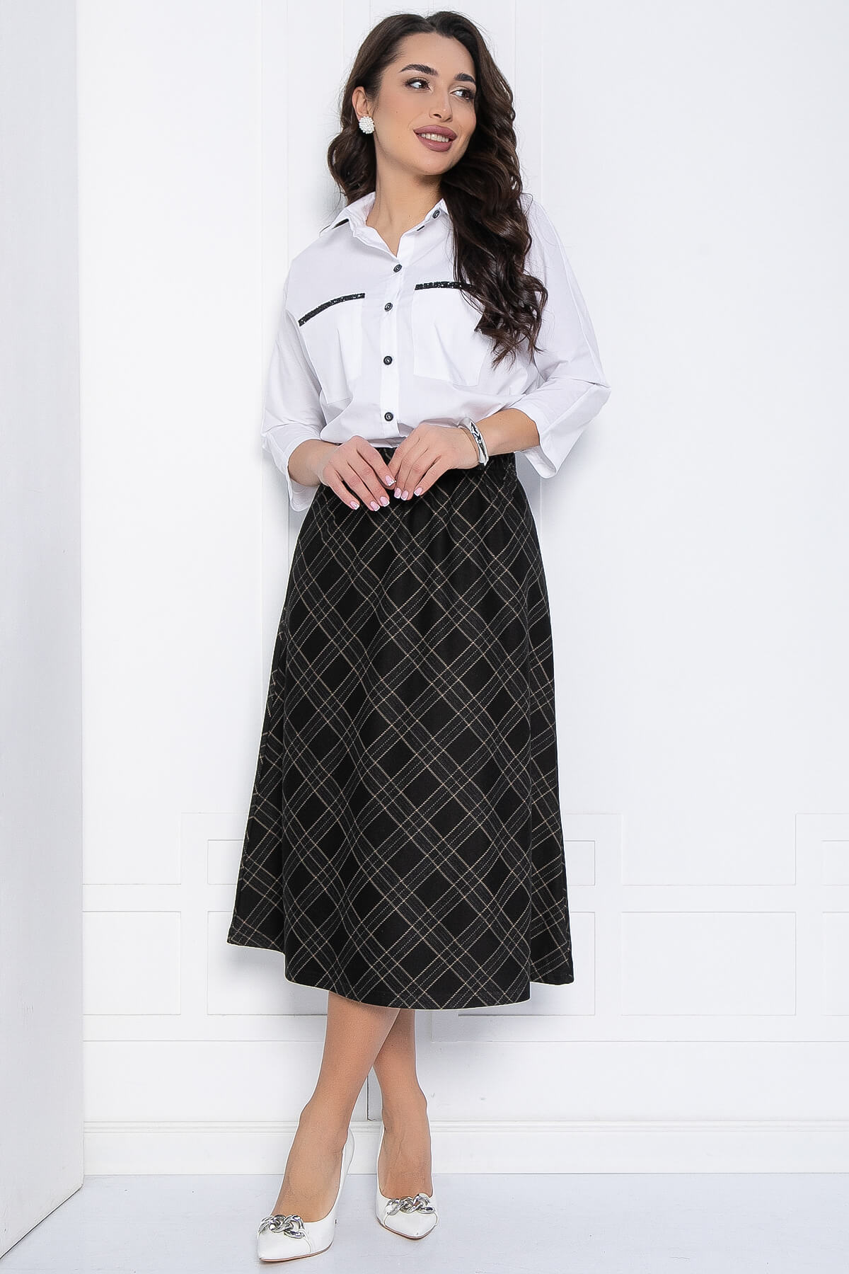 Юбка Черри (черная) Ю12548-10