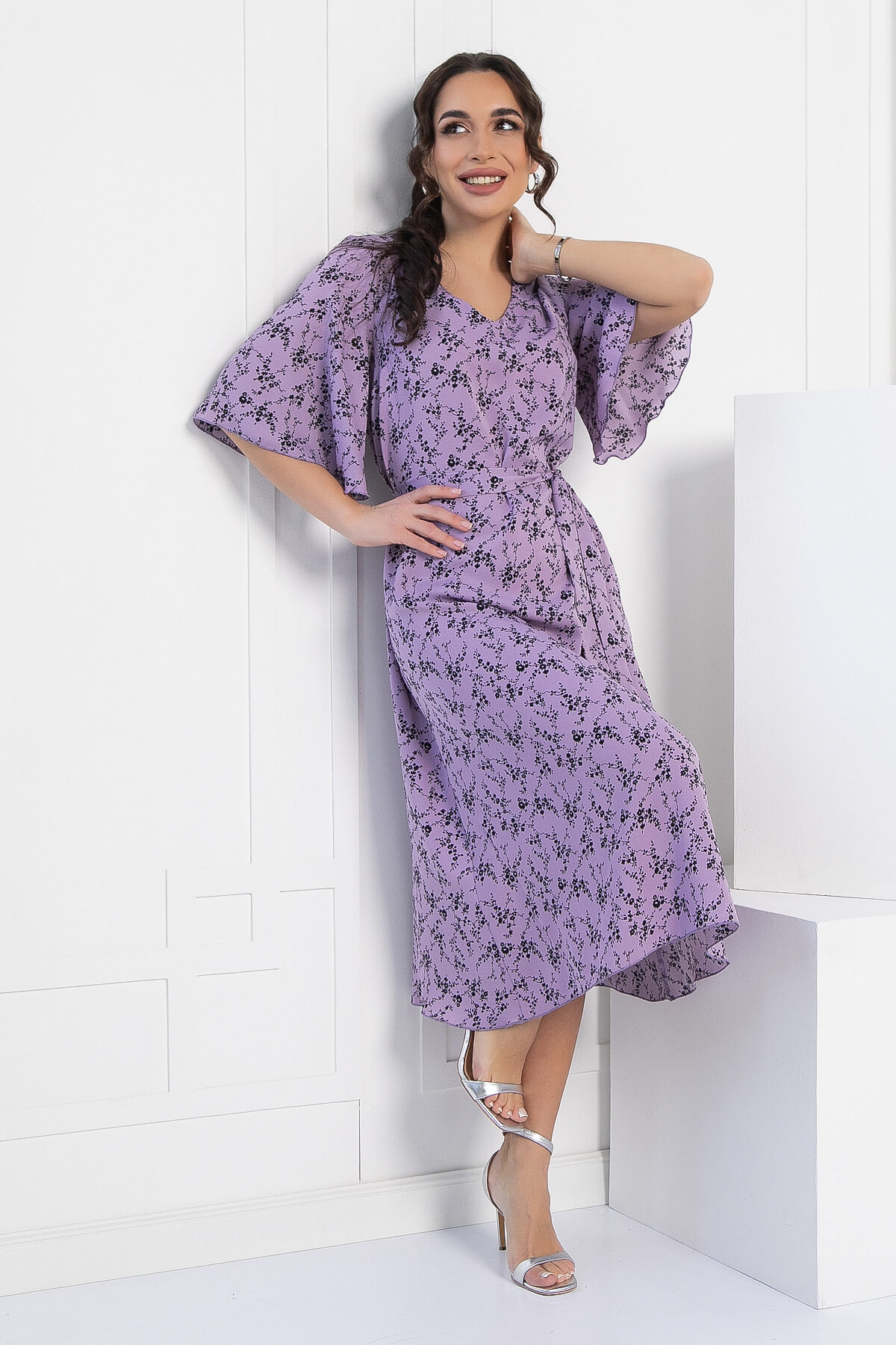 Платье Натали (фиолетовое) П12731-21М