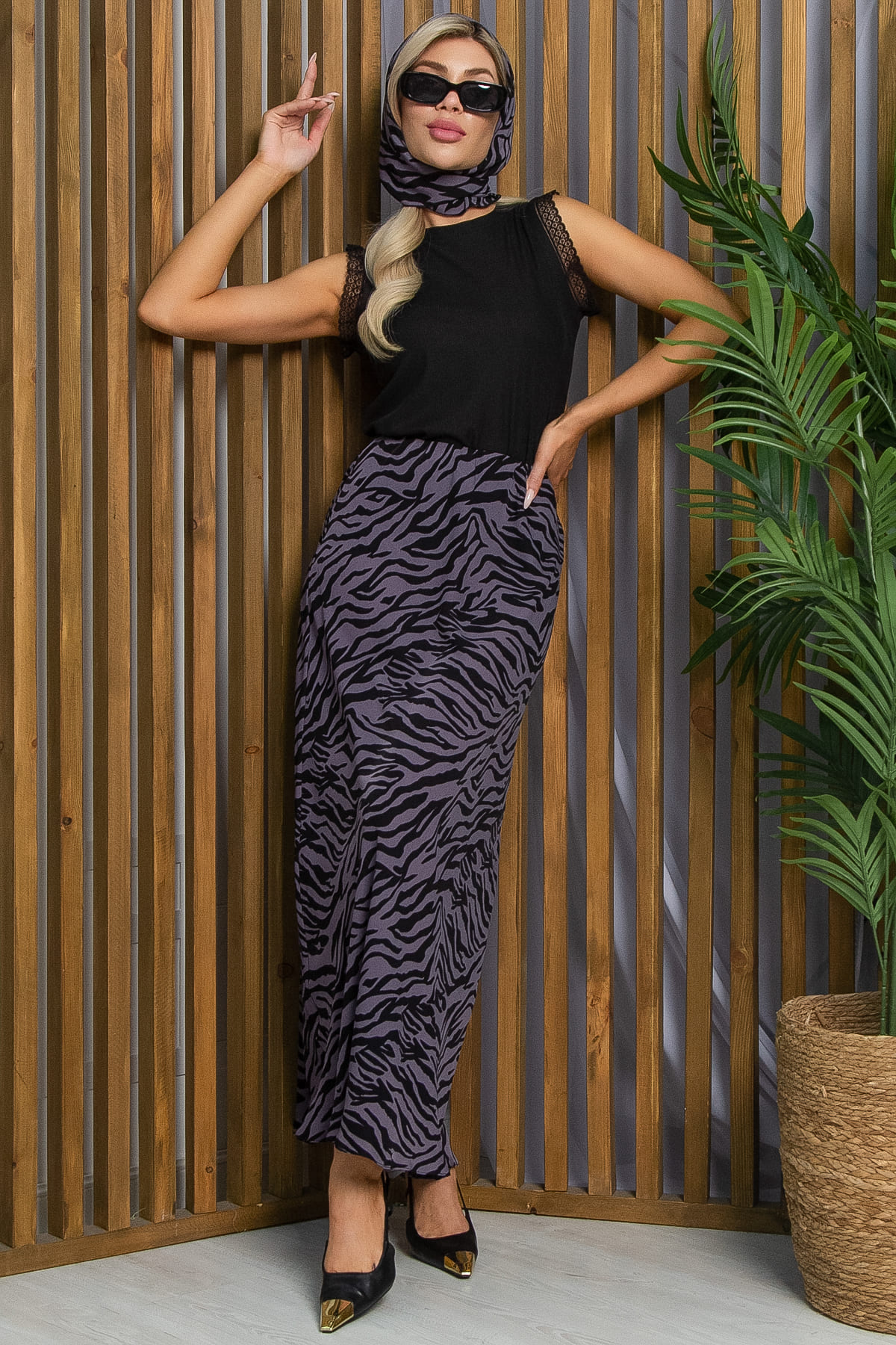 Юбка Лантана (зебра) Ю13291-6М