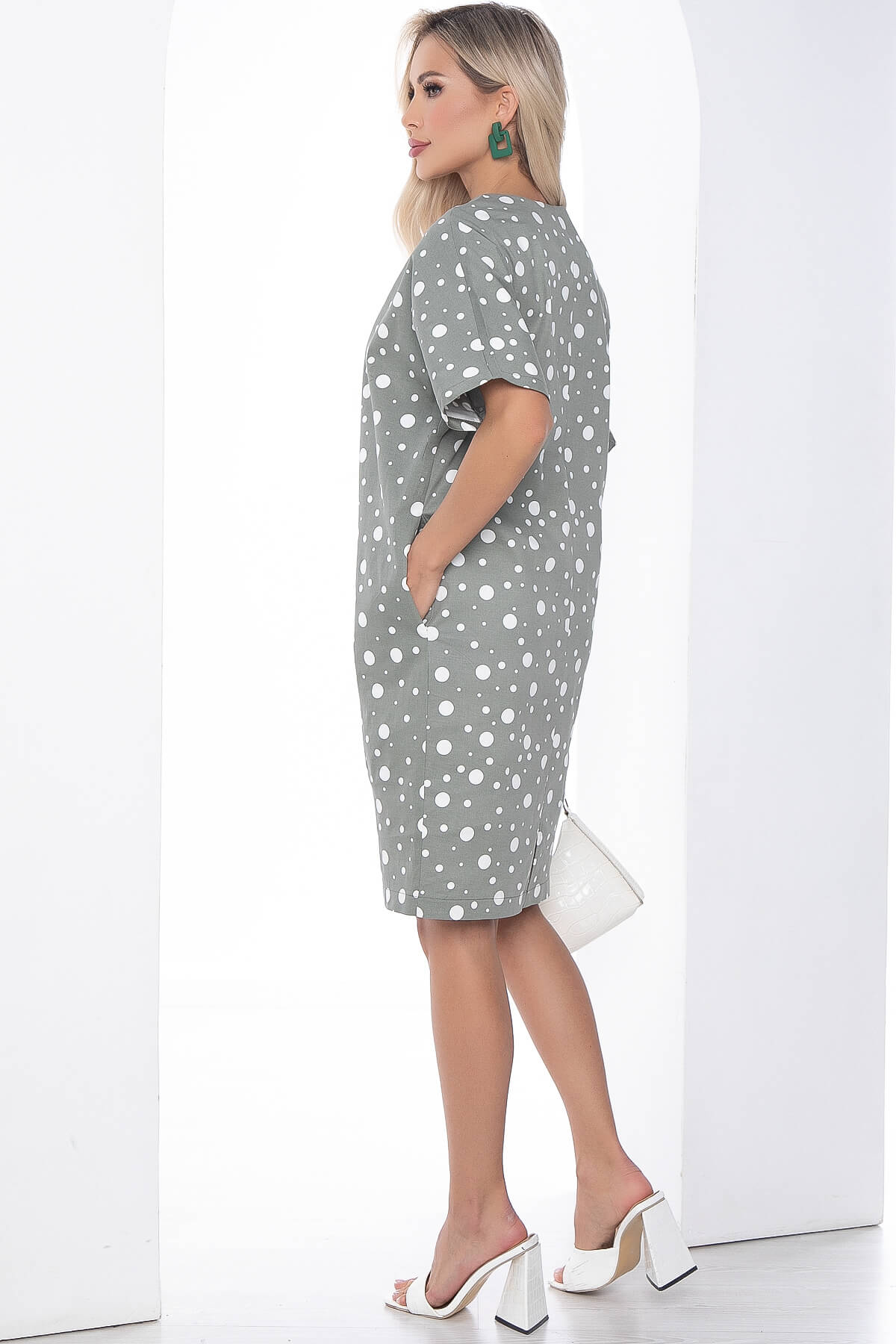 Платье Кайла (зеленое) П10104