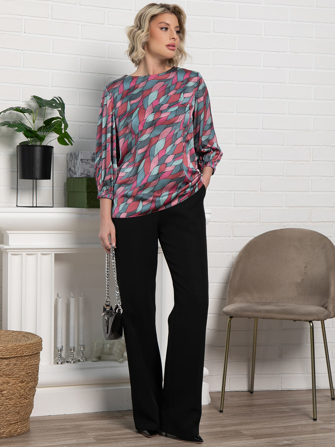 Блуза Прерия (розовая) Б15123-30М