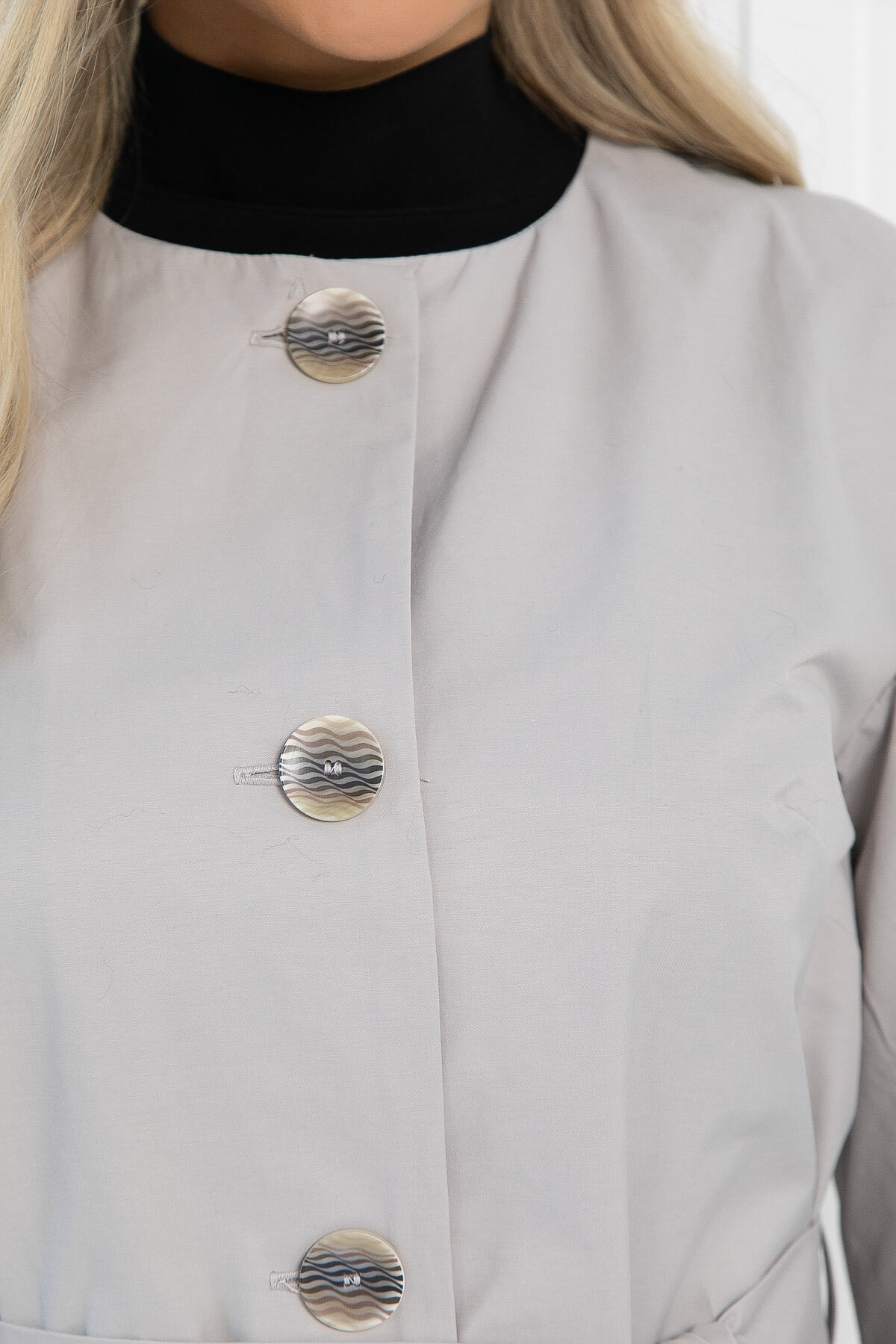 Плащ Гелла (серый) П13015-14М