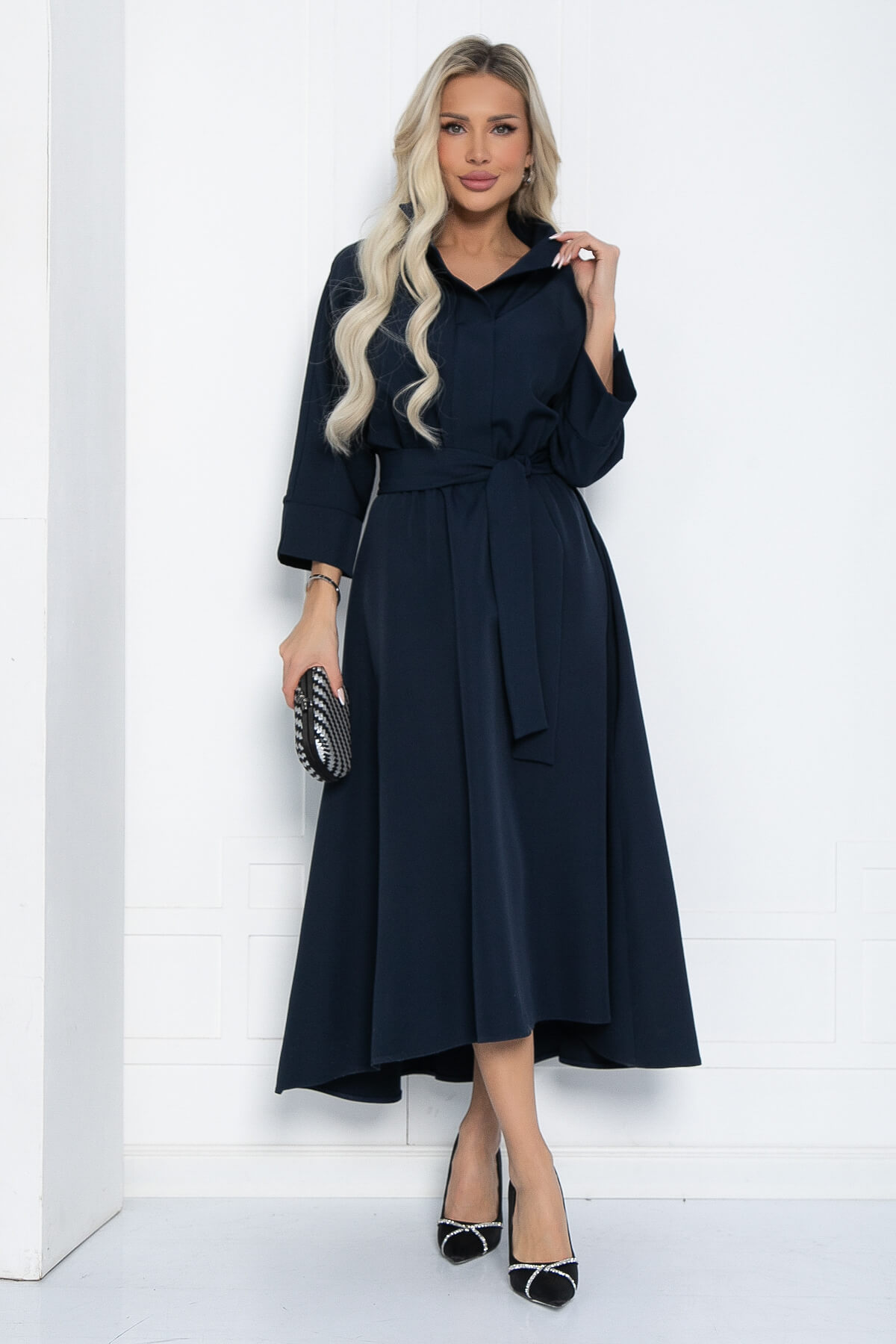 Платье Лорита (темно-синее) П12433-16