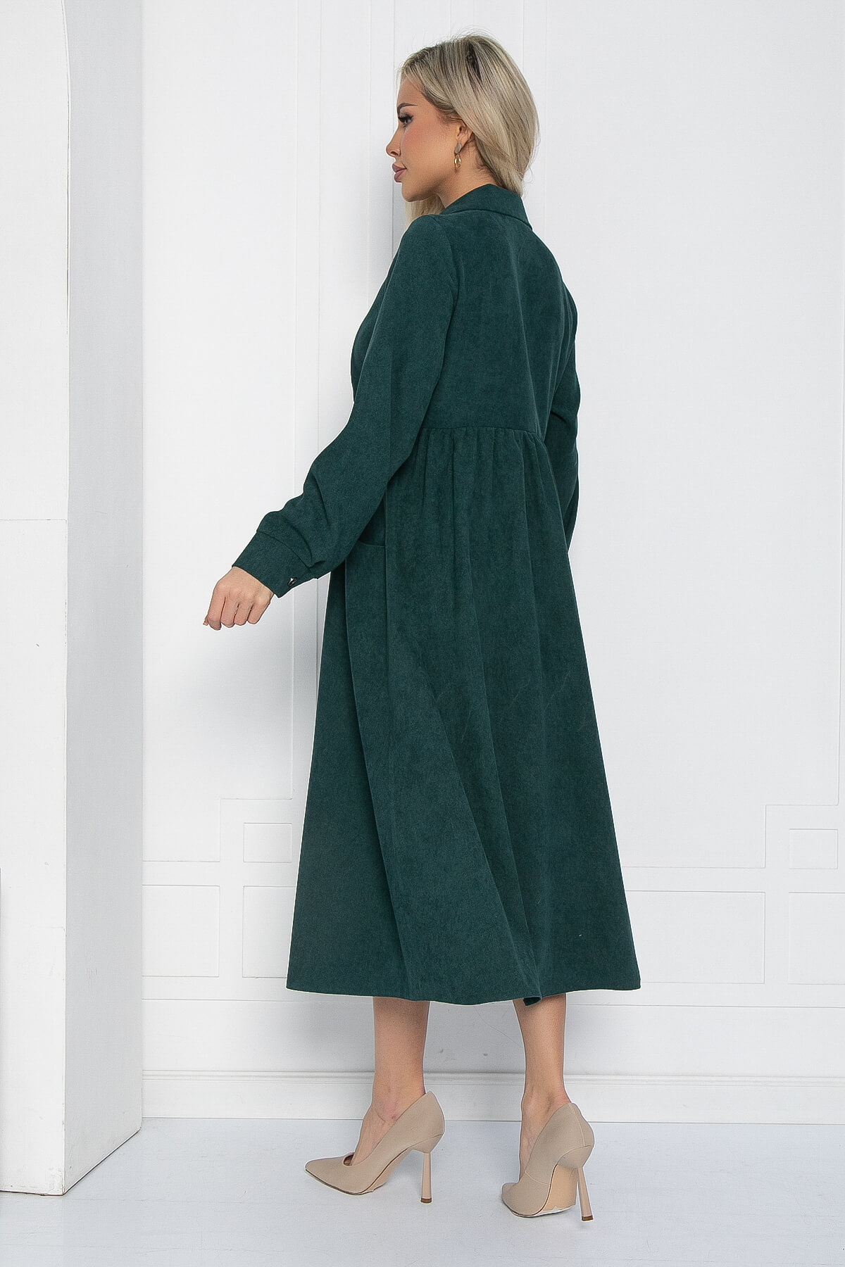 Платье Сабина (изумруд) П12655-4