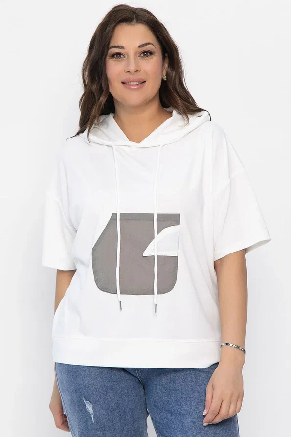 Блуза Мелика (белая) Б13939-1М