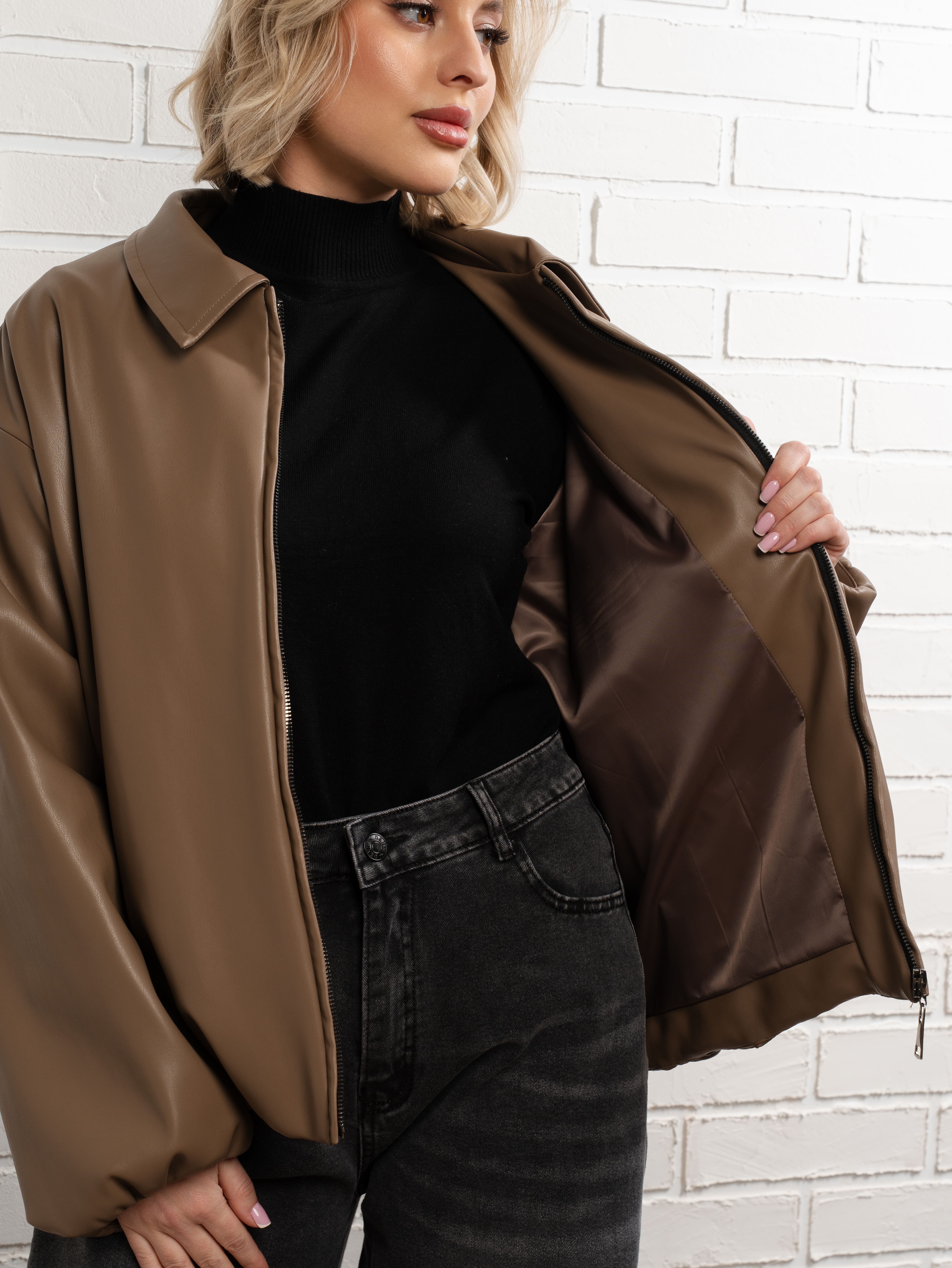 Куртка Поверь в мечту (капучино) Б15156-7М