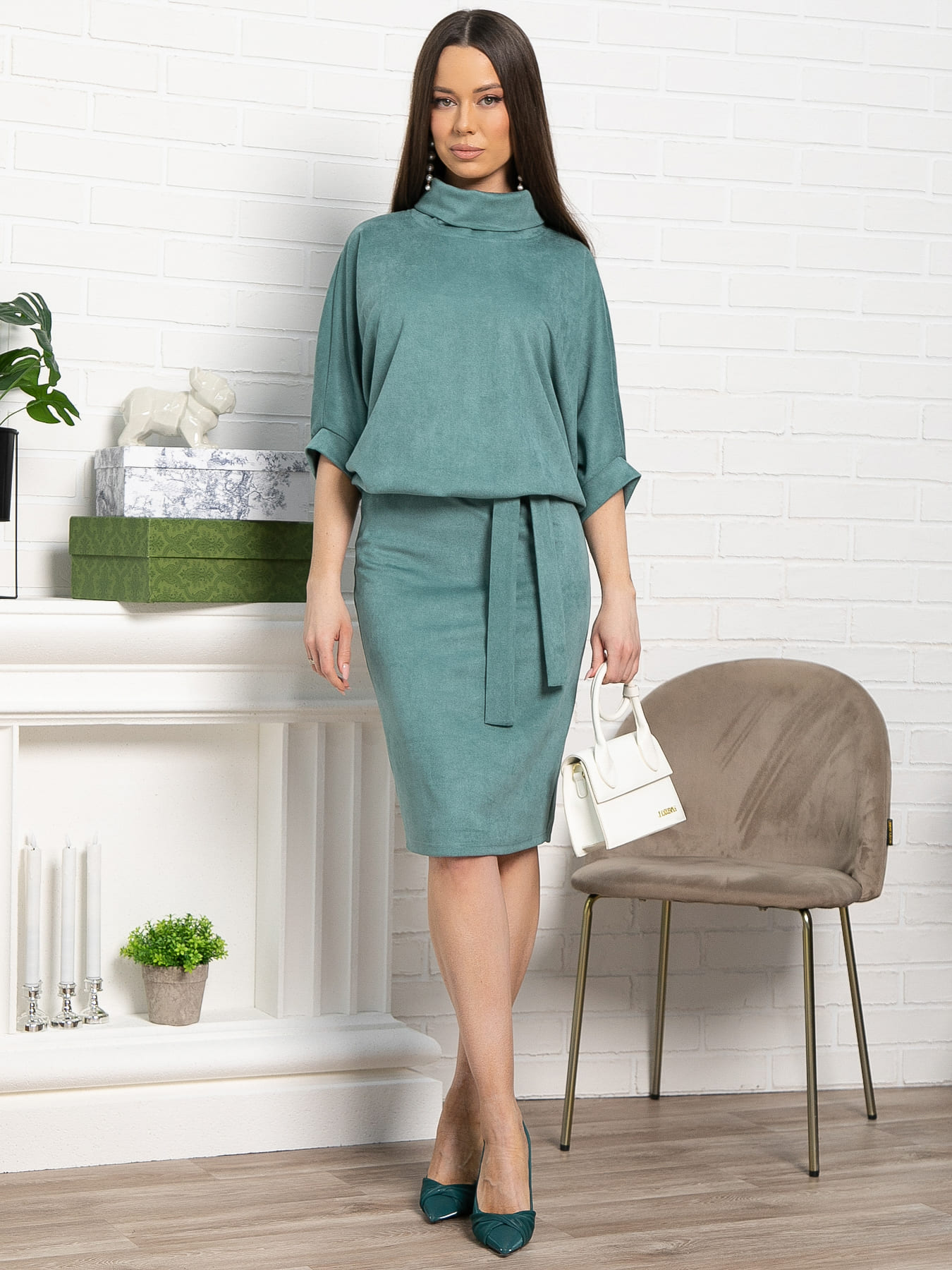 Платье Антония (мятное) П15270-12М