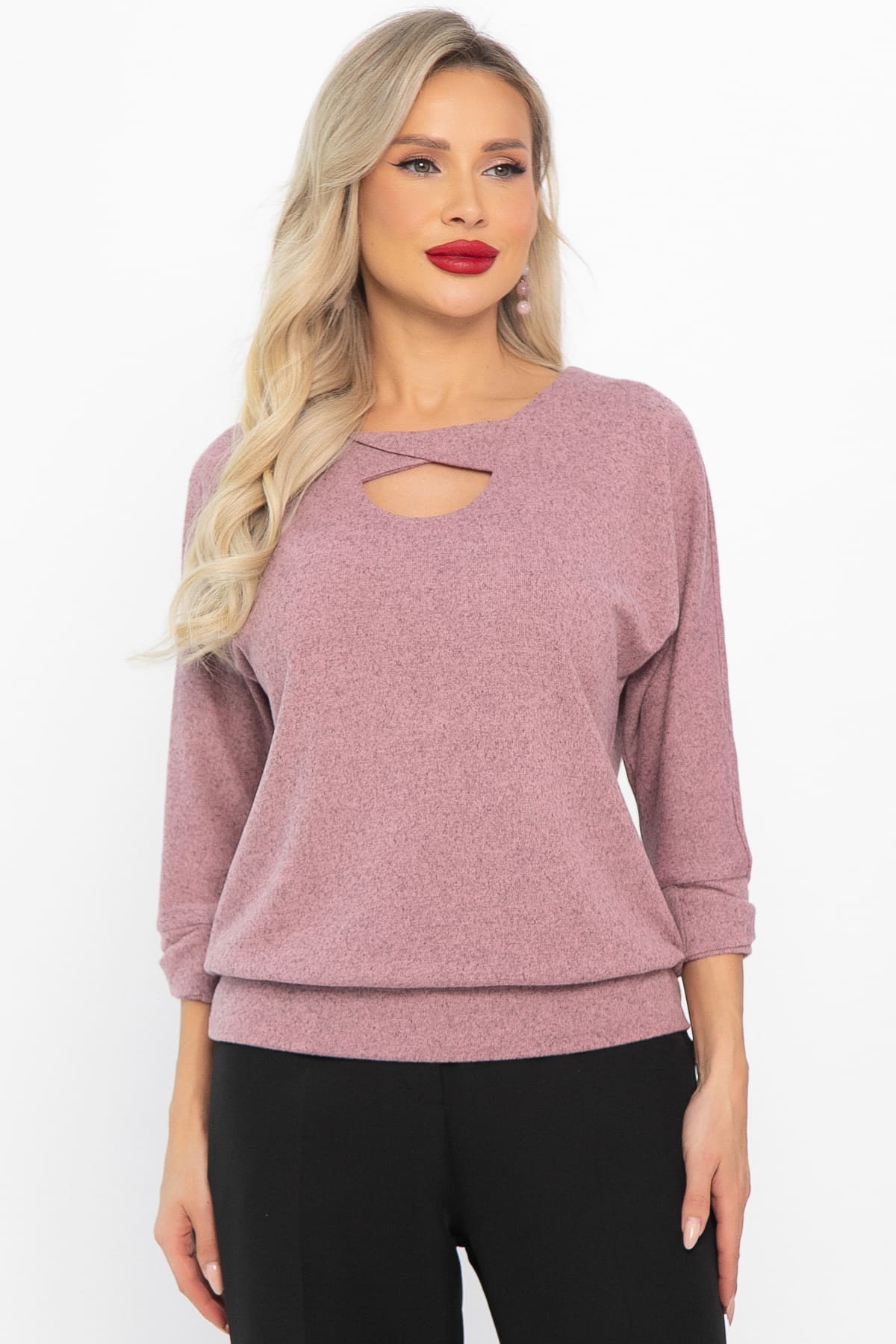 Блуза Ума (темно-розовая) Б14595-50М