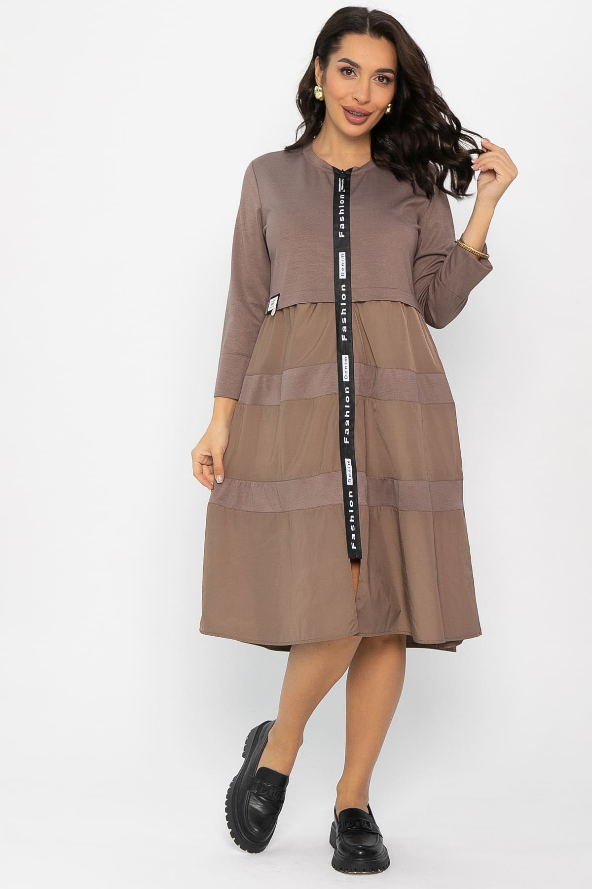 Платье Наири (какао) П14428-5М