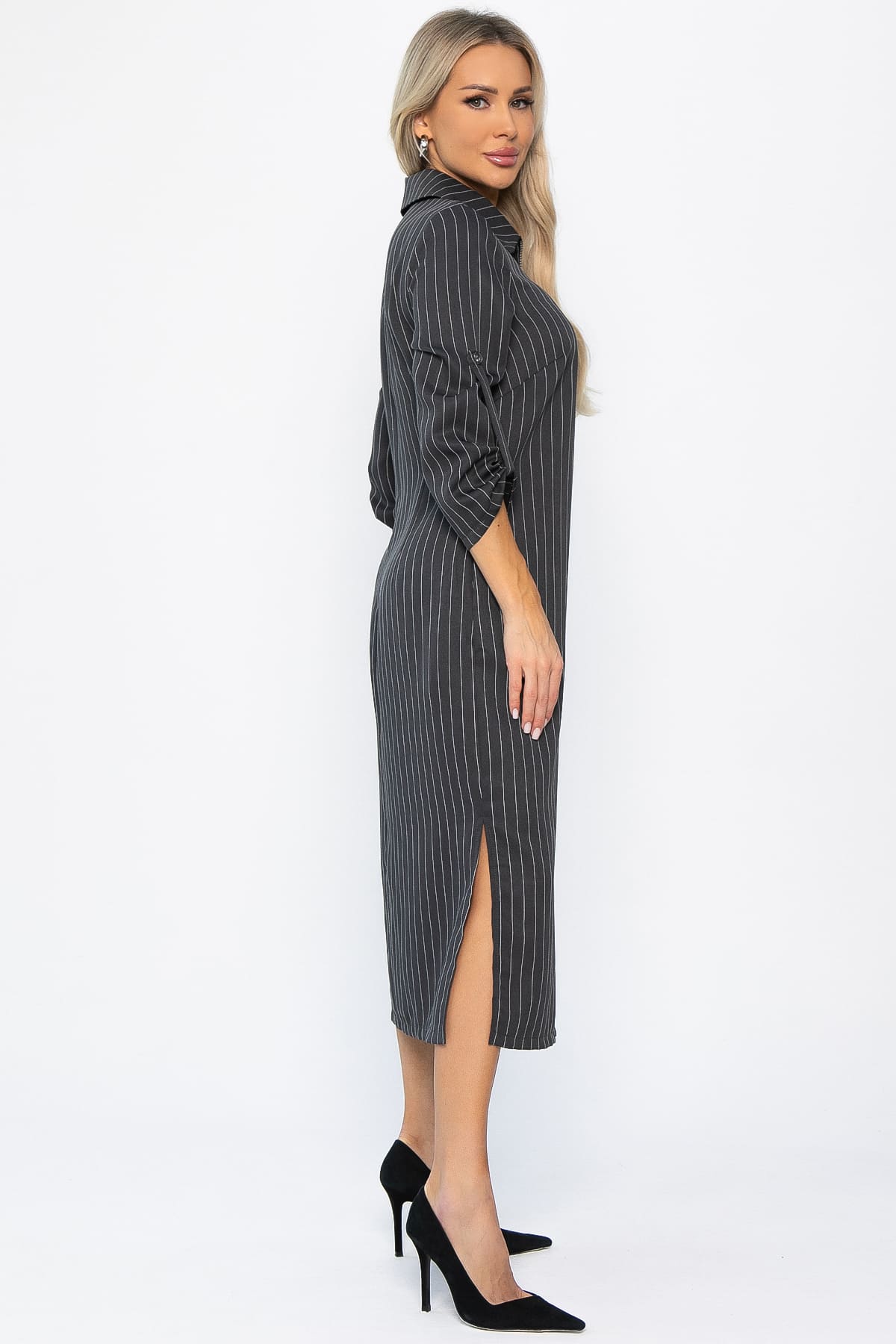 Платье Лоуренс (графит) П14331-18М