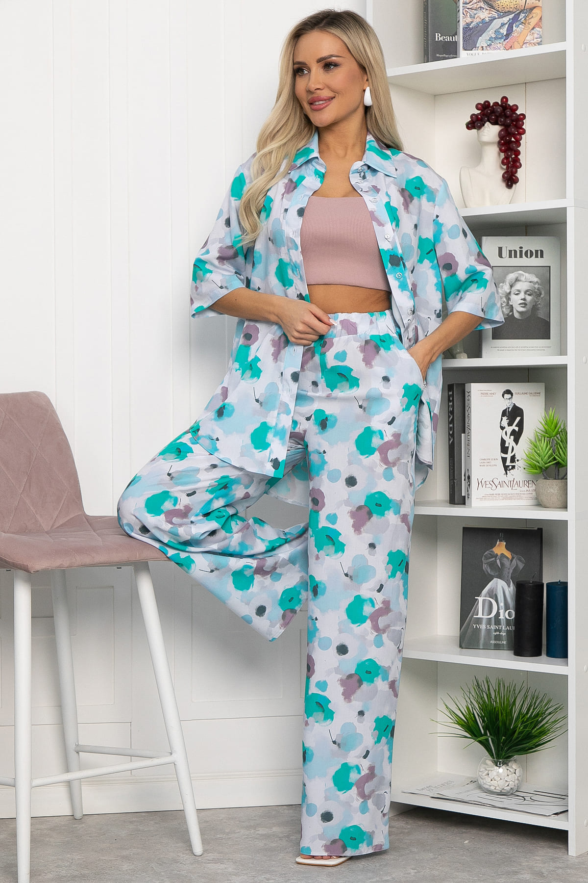 Костюм Алиот (голубой) К15408-7М