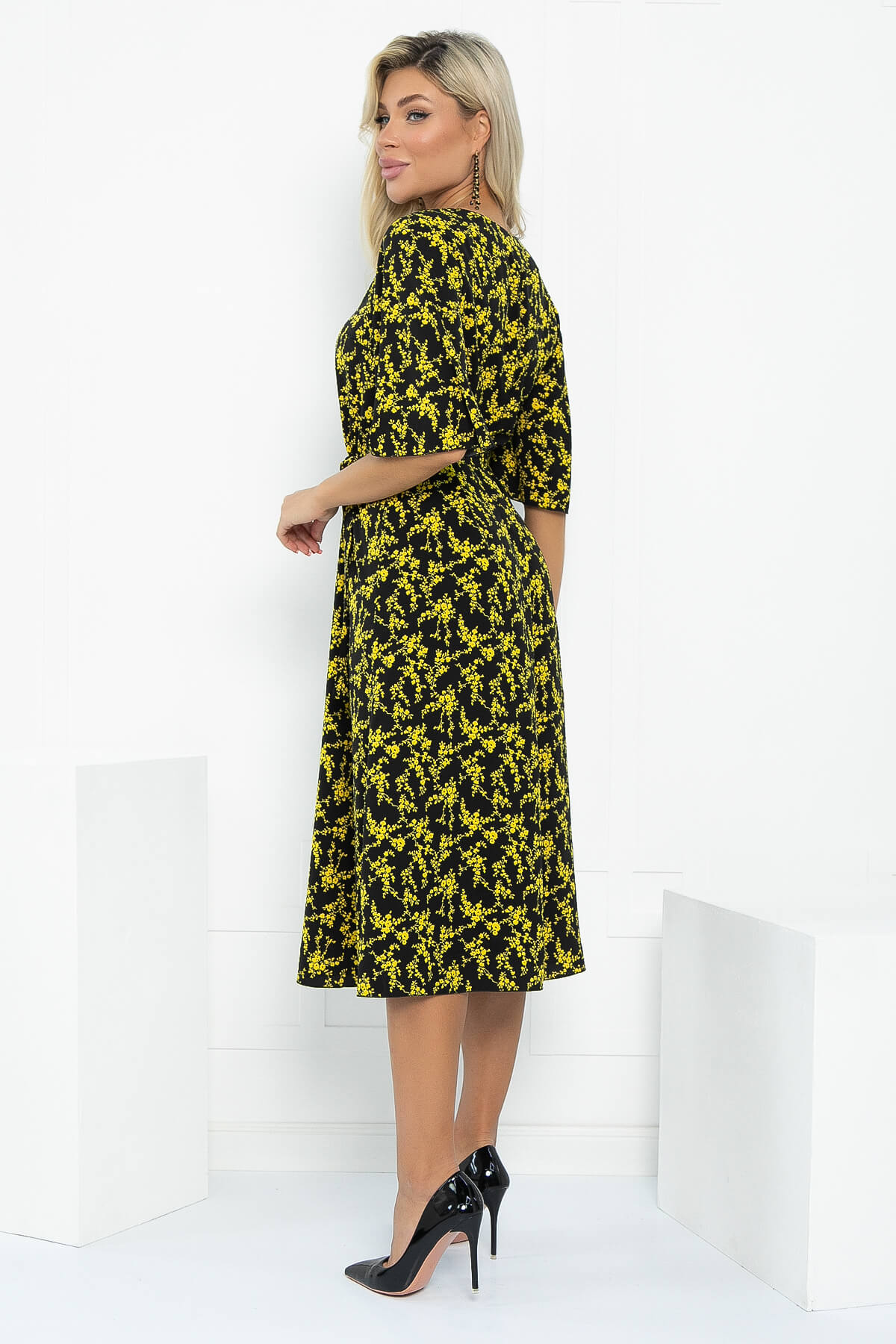 Платье Натали (черное) П12730-21М