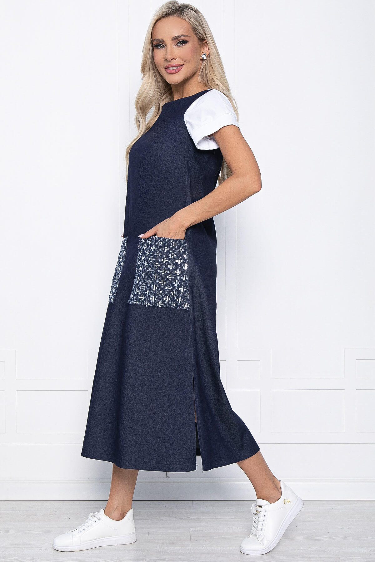 Сарафан Луна (джинс) П11041