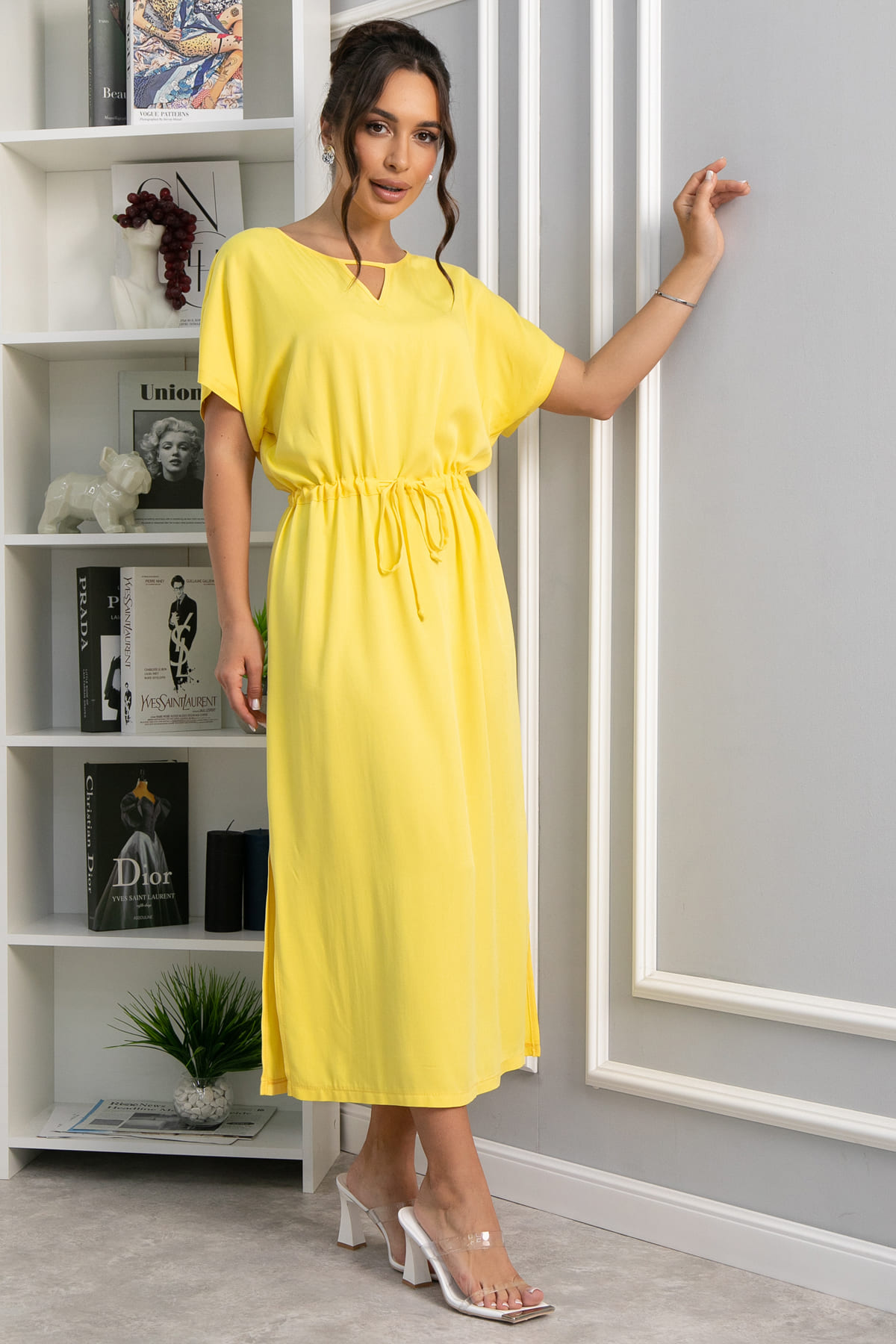 Платье Вистерия (желтое) П13944-5М