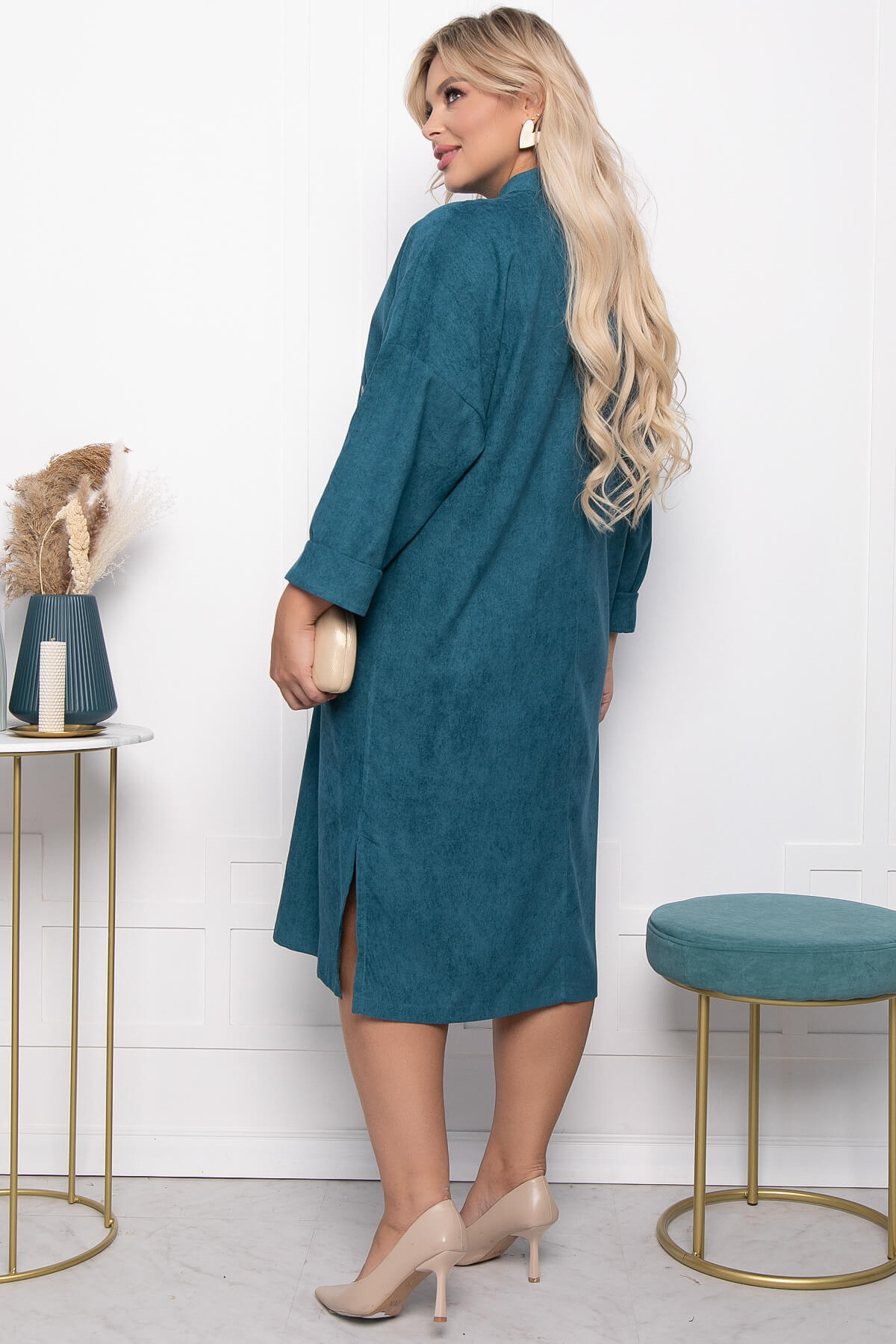 Платье "Памела" П7261 (индиго)