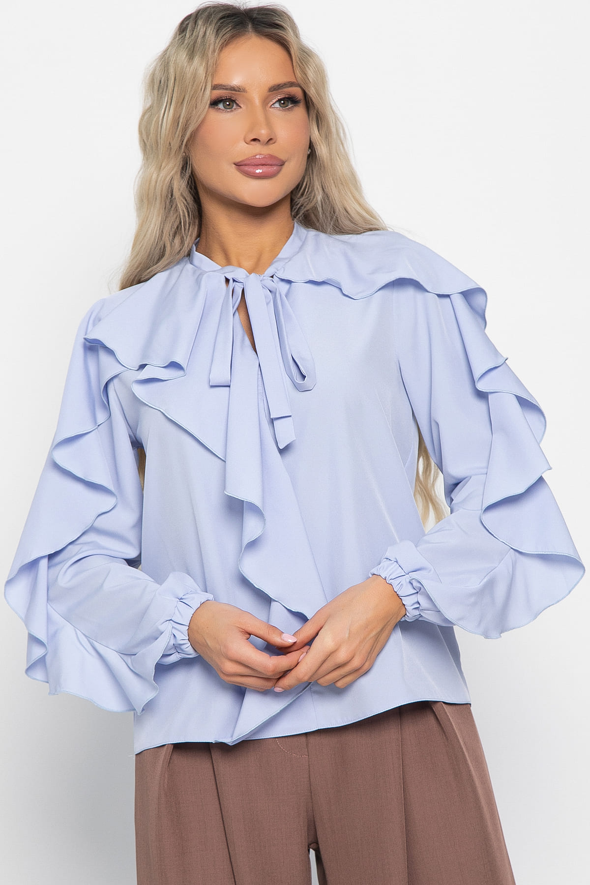 Блуза Дыхание весны (голубая) Б14925-5М