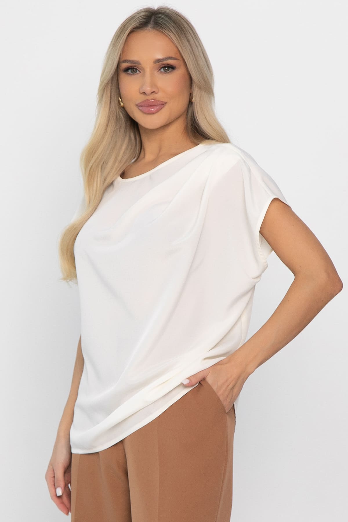 Блуза Маркиза (молочная) Б14565-30М