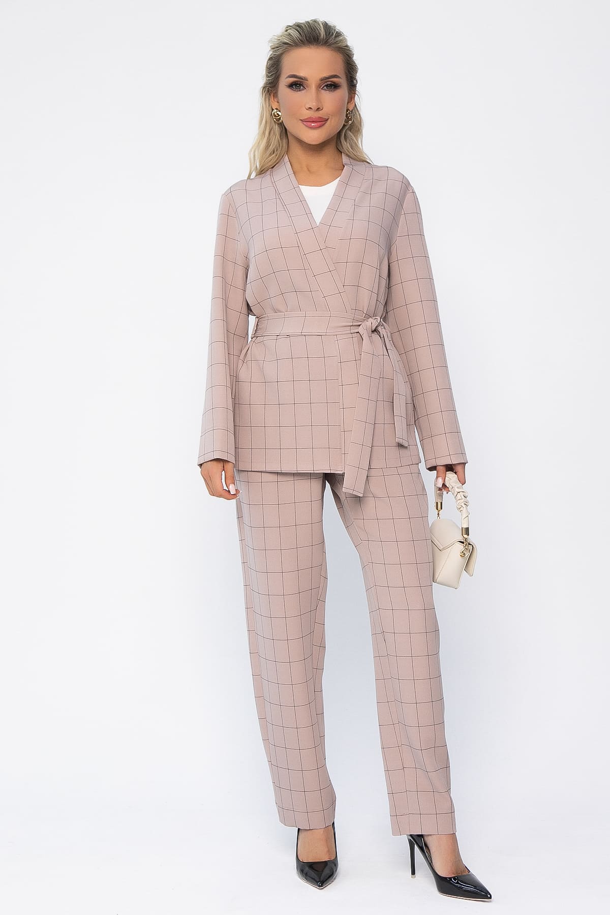 Костюм Поцелуй удачи (бежевый) К13542-1М