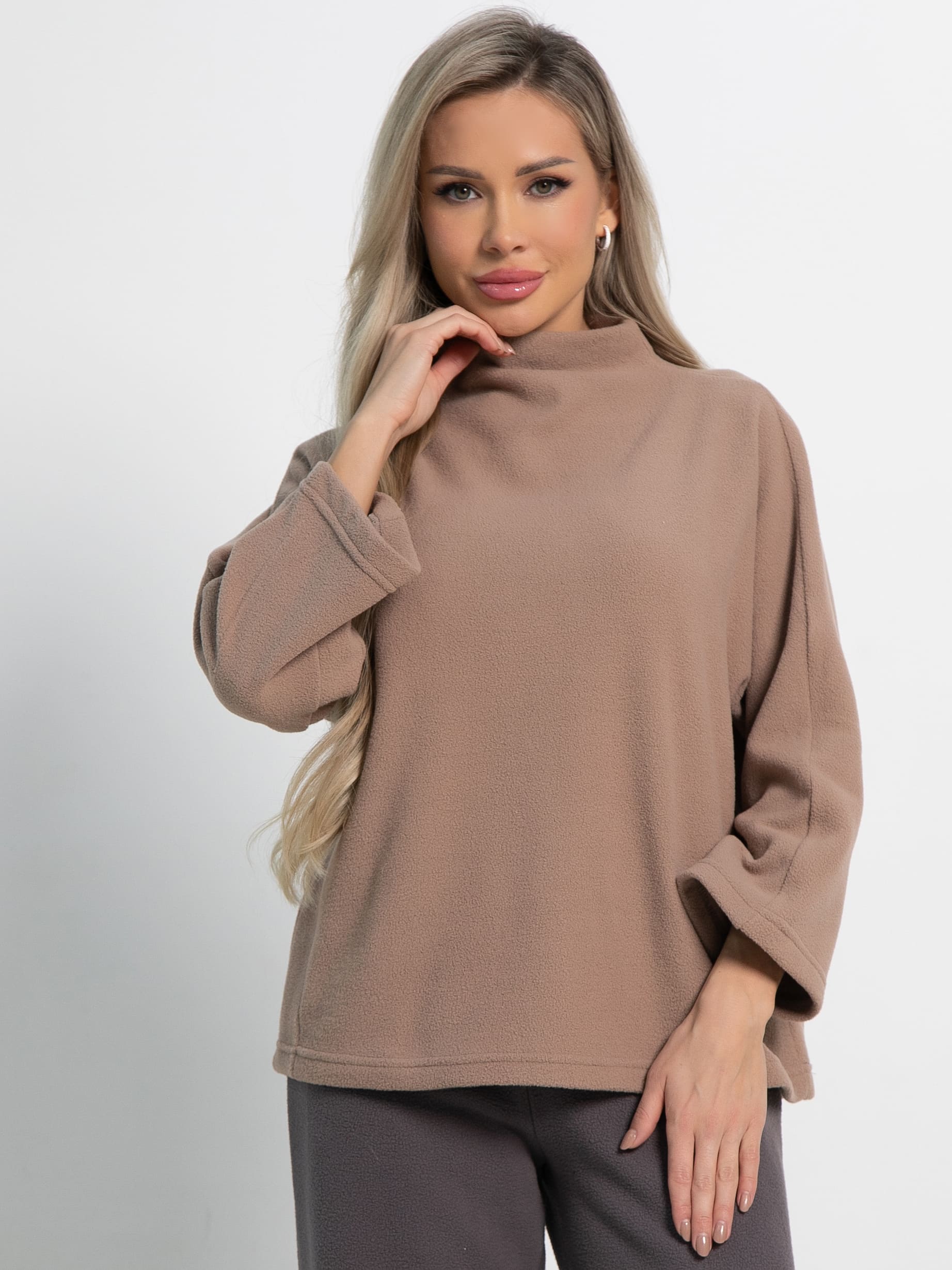 Костюм флисовый Дыхание зимы (бежевый) К15173-10М