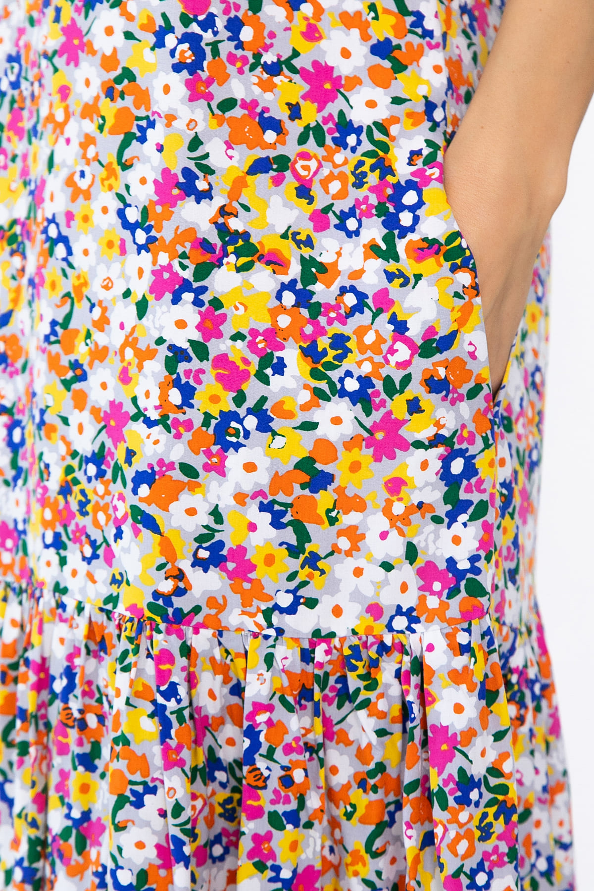 Платье Городской романс (цветы) П13901-21М