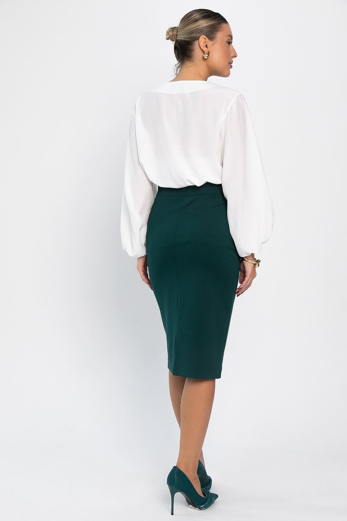 Юбка Теона (зеленая) Ю14406-6М