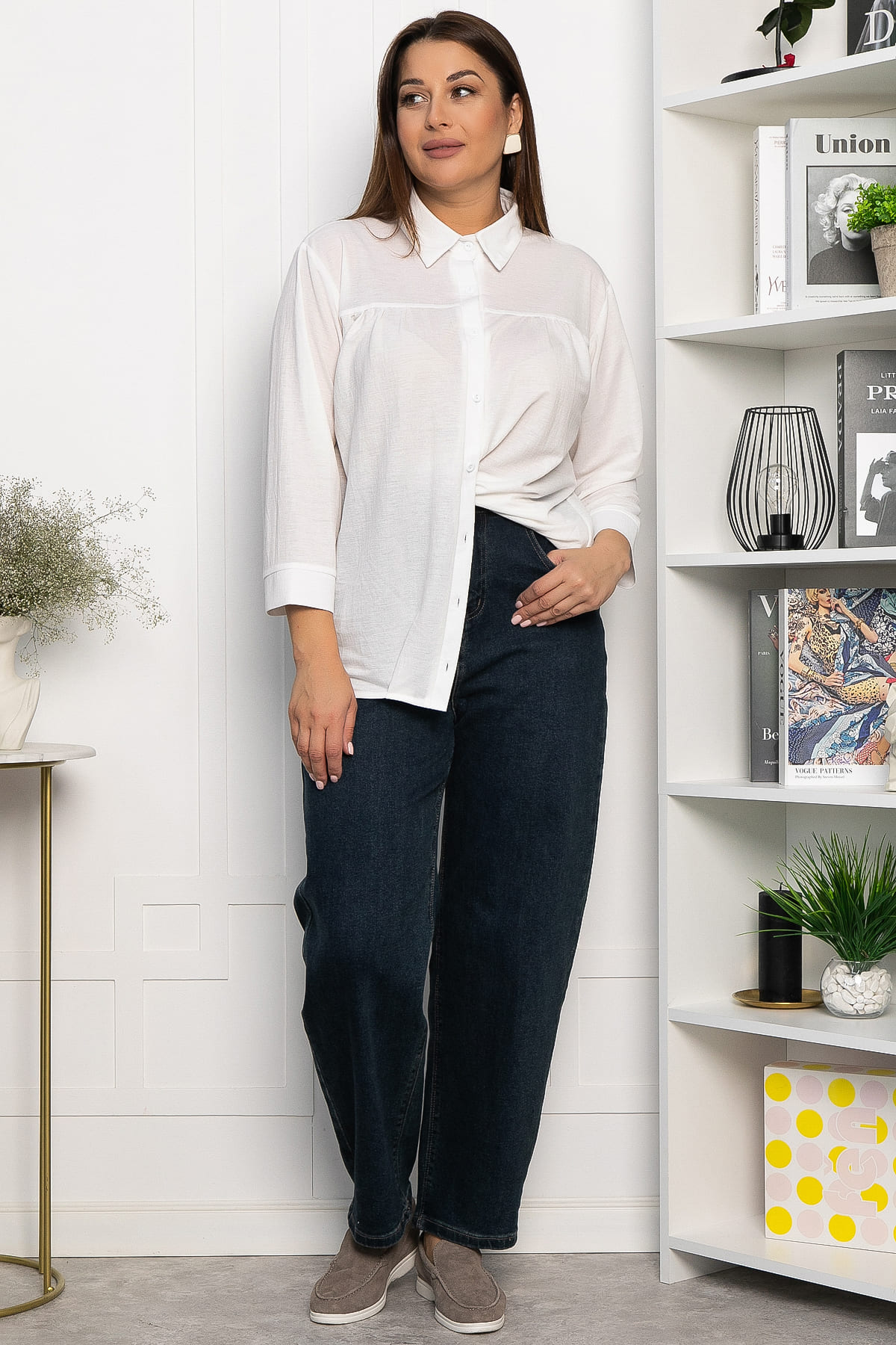 Рубашка Глейдис (белая) Б14240-18М