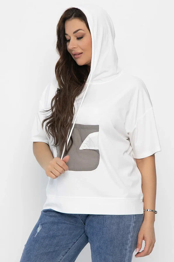 Блуза Мелика (белая) Б13939-1М