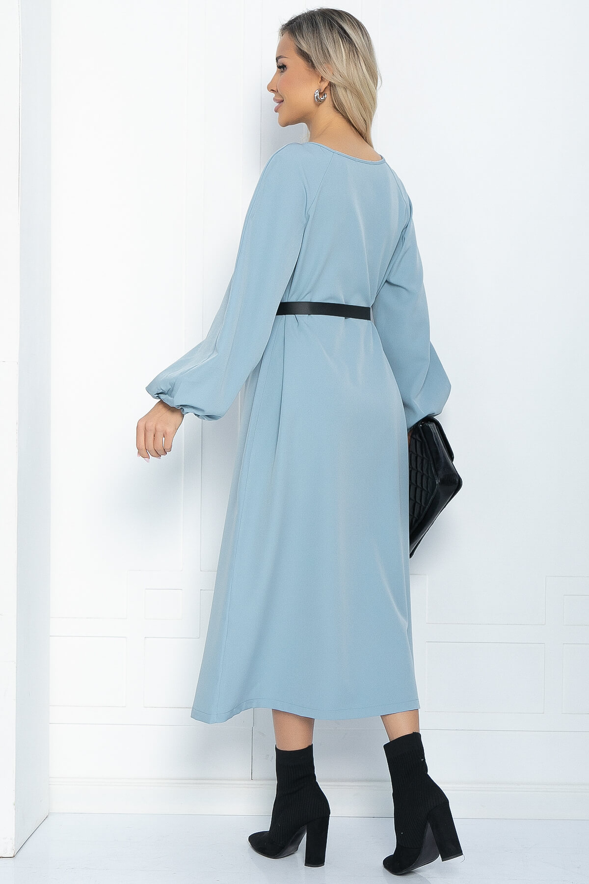 Платье Аура (голубое) П11075